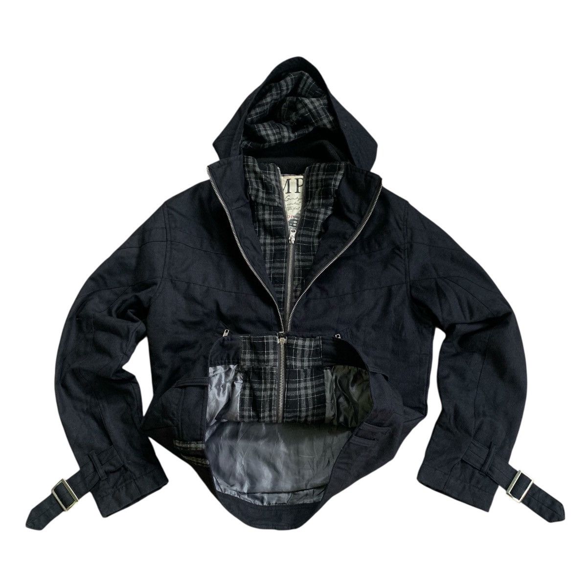 Japanese Brand Amp By Manydope Double Layer Jacket Punk Gothic Style Size US L / EU 52-54 / 3 - 2 Thumbnail