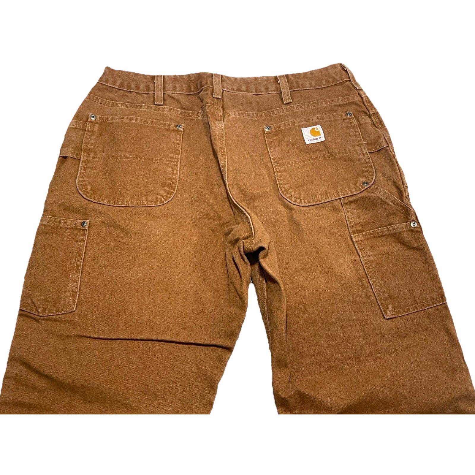 Carhartt Carhartt Pants Womens 16x32 Brown WB136 Double Knee Measures 34x30 Size 38" / US 16 / IT 52 - 3 Thumbnail