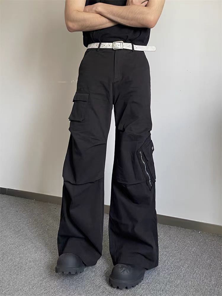Japanese Brand × Vintage Casual Large Pocket Paratrooper Work Trousers Size US 32 / EU 48 - 2 Thumbnail