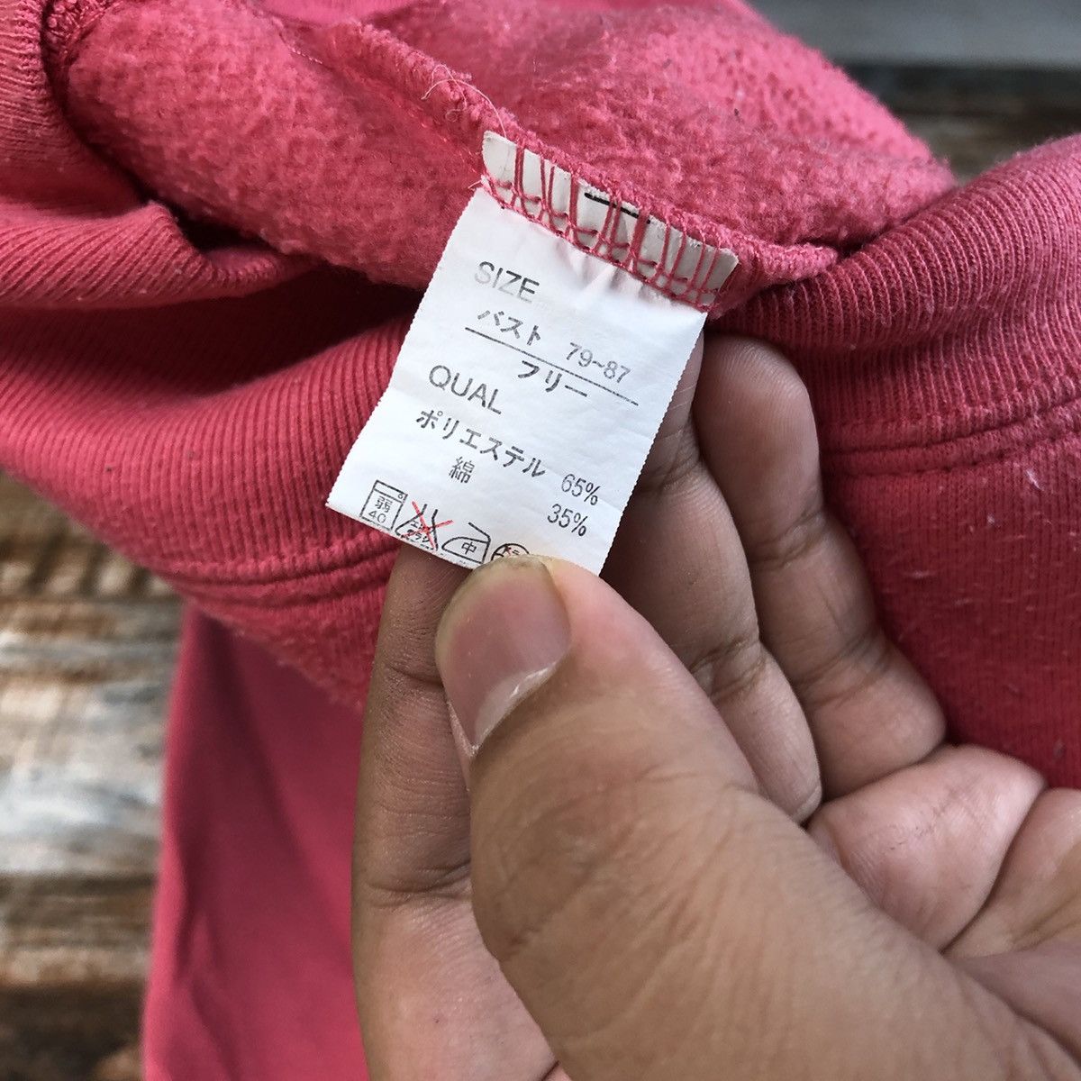 Japanese Brand BPKT11970 University New York Pink Hoodie #A2018 Size US S / EU 44-46 / 1 - 12 Thumbnail