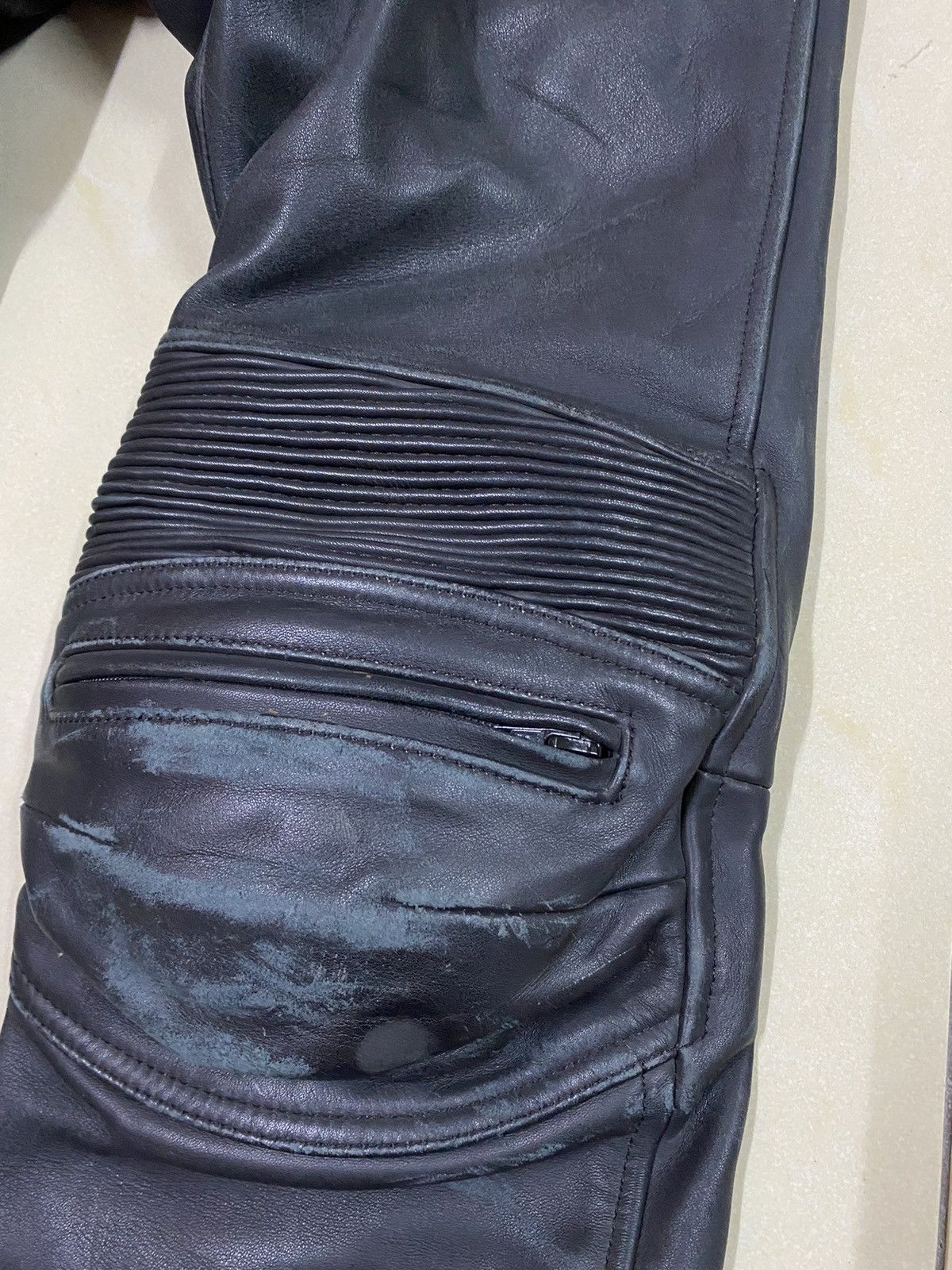 Leather Vintage Nankai Japan Racing Leather Pants Size US 30 / EU 46 - 5 Thumbnail
