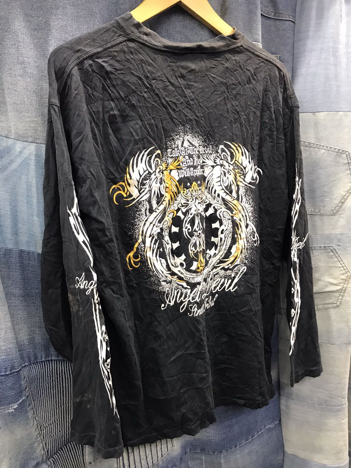 Japanese Brand Angle devil Foem tee japanese style Size US L / EU 52-54 / 3 - 3 Thumbnail