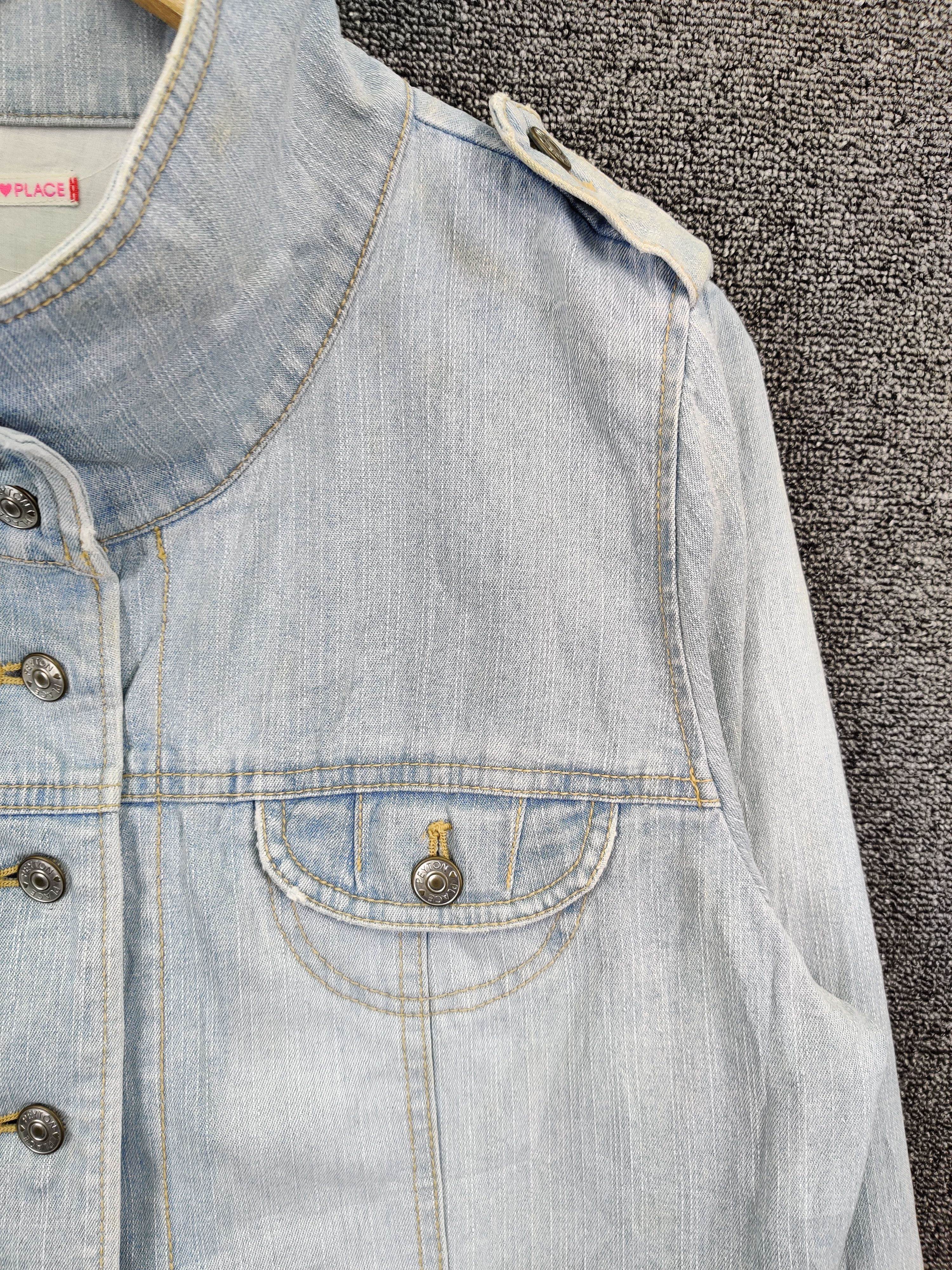 Japanese Brand Vintage Peyton Place Denim Jacket Nice Design Size US M / EU 48-50 / 2 - 5 Thumbnail