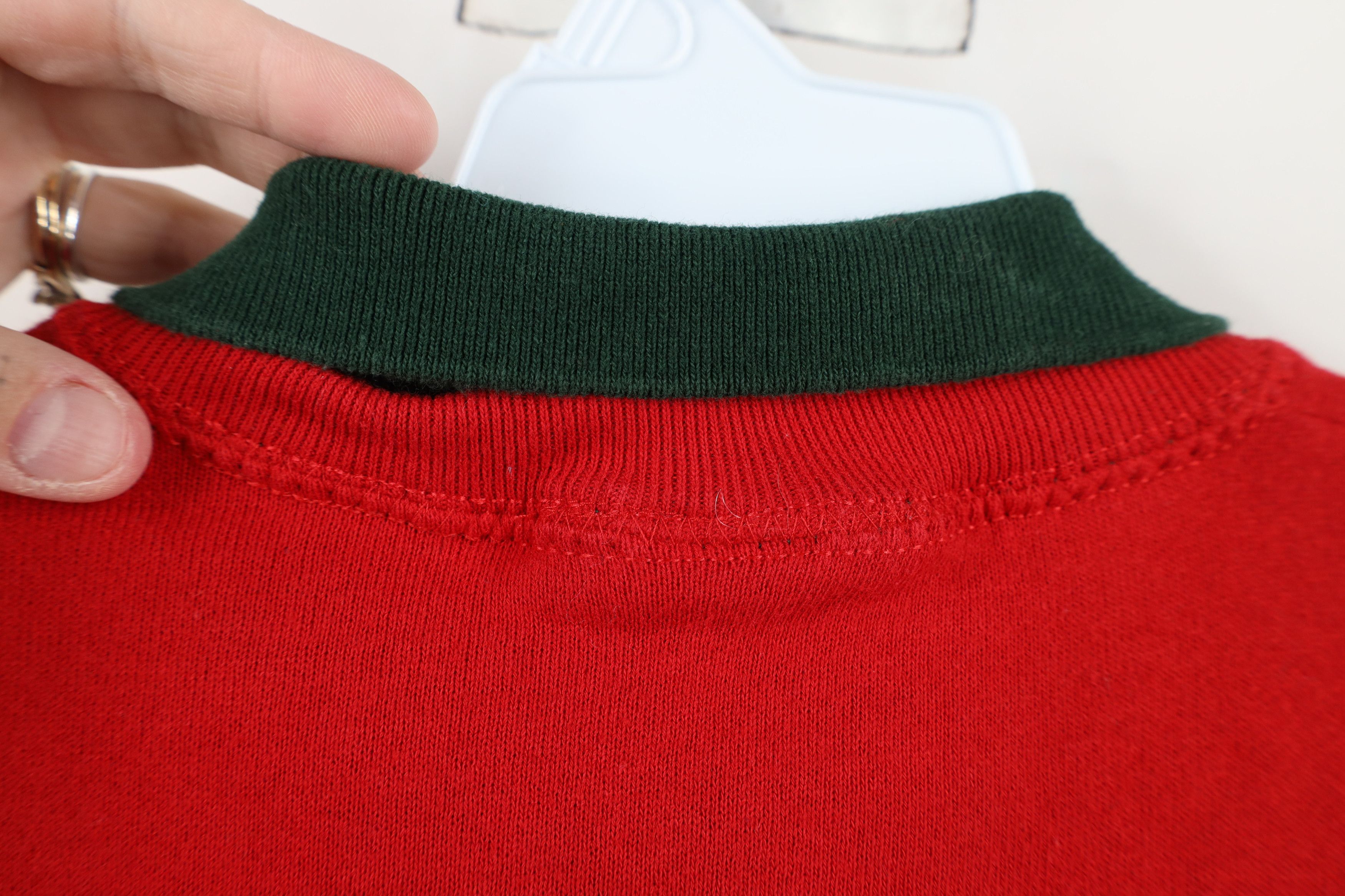 Vintage Vintage 90s Christmas I Want It All Collared Sweatshirt USA Size L / US 10 / IT 46 - 7 Thumbnail
