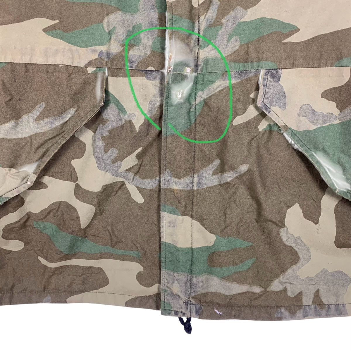 Vintage Military Camouflage Distressed Cold Wether Parka Jacket Size US L / EU 52-54 / 3 - 10 Thumbnail