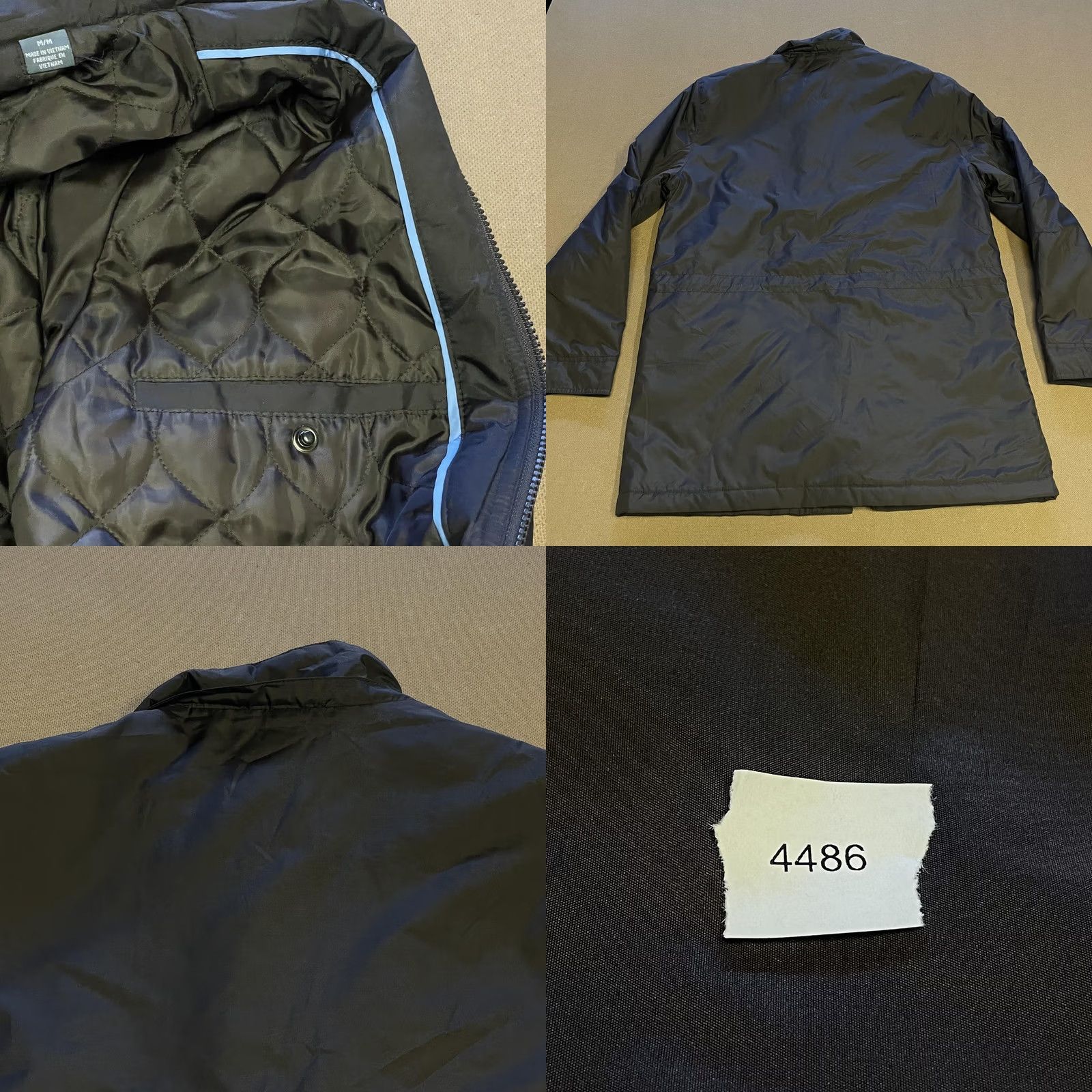 Alexander Julian VINTAGE? American Modern Alexander Julian Jacket Mens M Black Quilted Parka Coat Pockets Rain Coat Zip Full Insulated Water Resistant Size US M / EU 48-50 / 2 - 9 Thumbnail