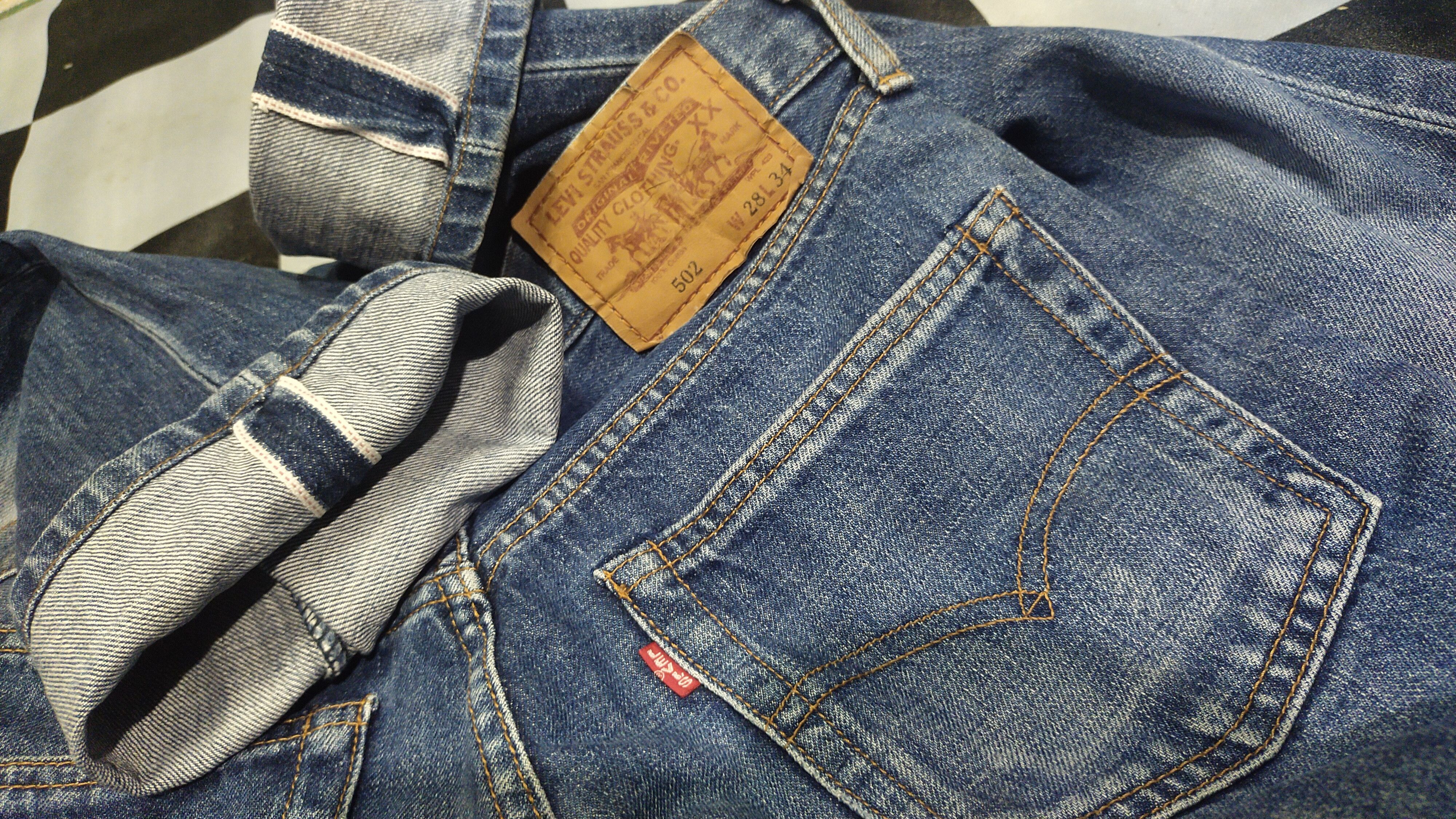 Levi's Levis USA 502 Selvedge Jeans Size US 28 / EU 44 - 4 Thumbnail