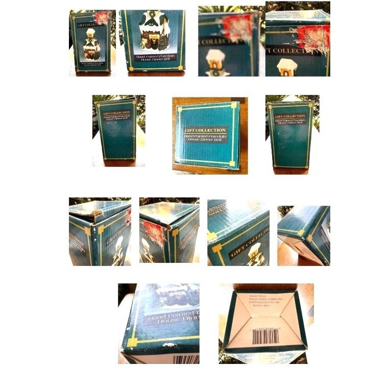 Vintage Vintage Gift Collection Hand Painted Porcelain House Dinner Size ONE SIZE - 12 Thumbnail