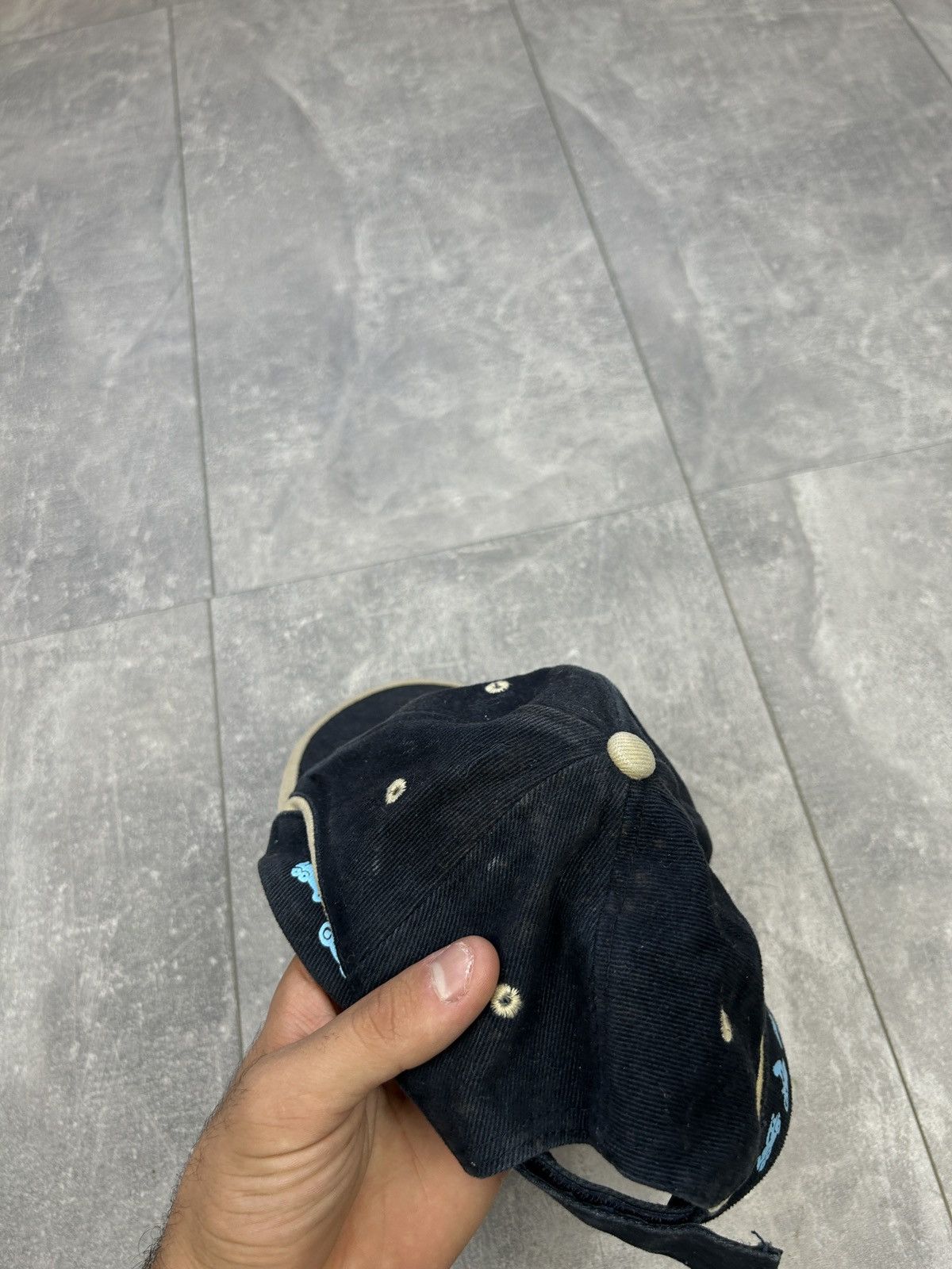 Vintage × Von Dutch Mens Vintage Von Dutch Cap navy hats y2k streetwear rare Size ONE SIZE - 8 Thumbnail