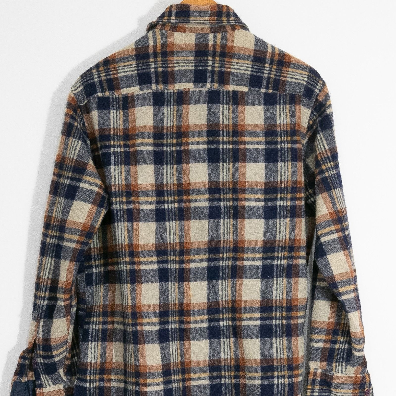 Gap Vintage 80s Gap Wool Blend Flannel Button Up Shirt Large Size US L / EU 52-54 / 3 - 6 Thumbnail