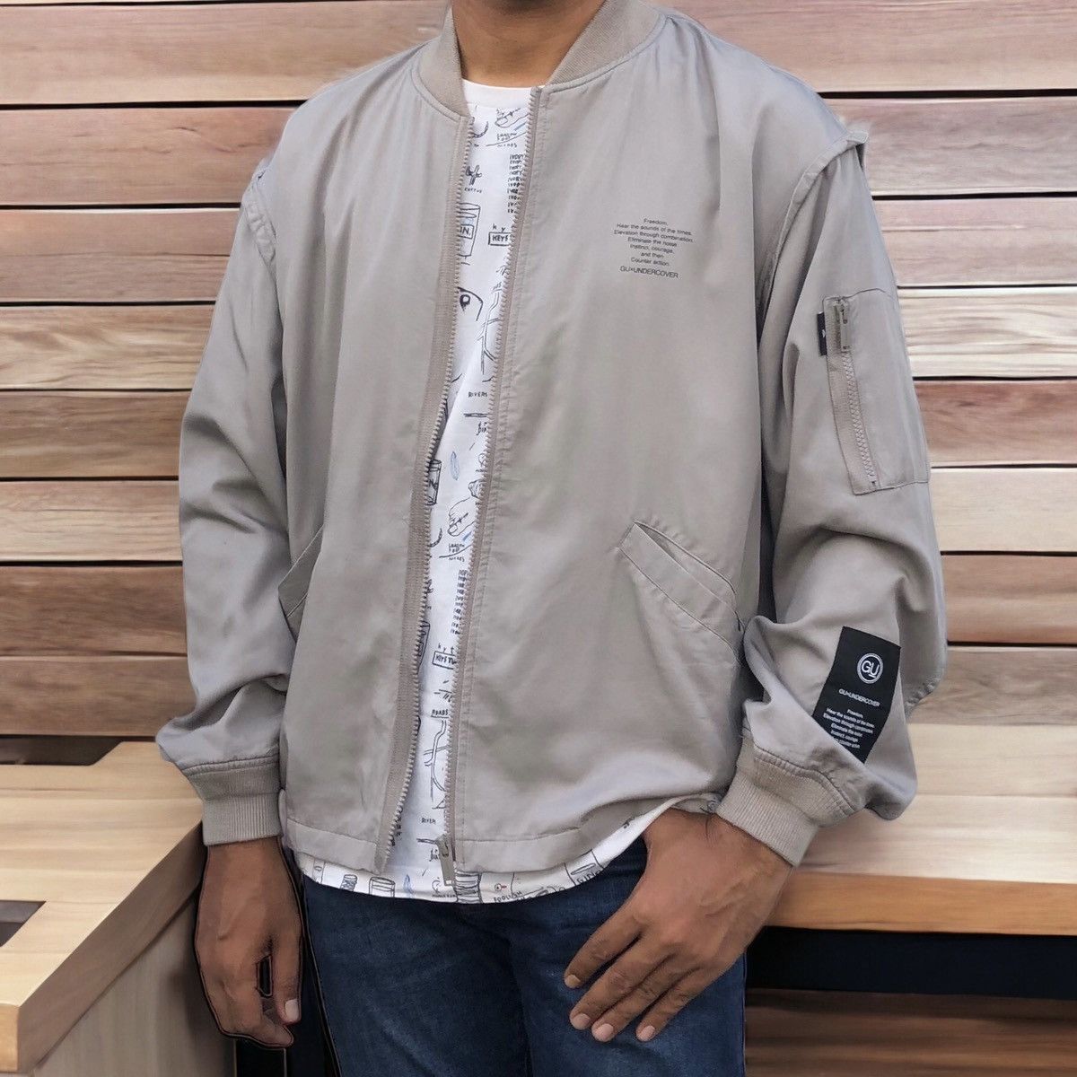 Undercover Undercover x Gu x Disney Bomber Jacket Size US M / EU 48-50 / 2 - 2 Thumbnail