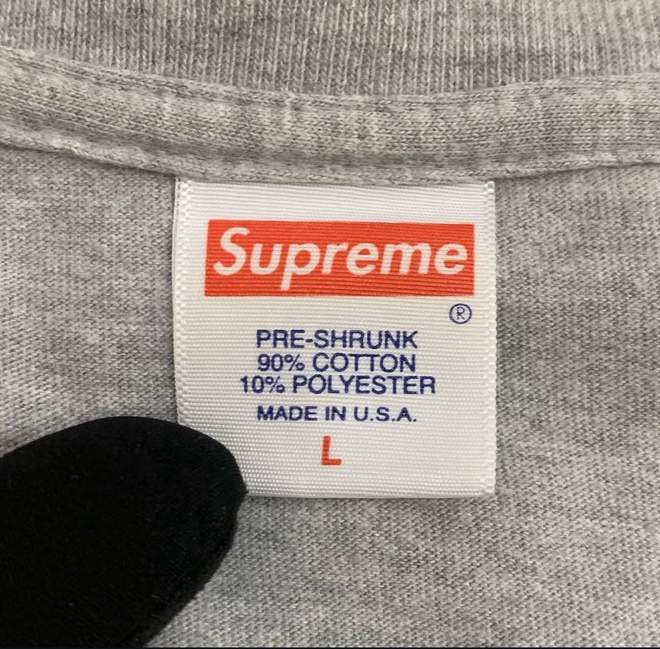Supreme Supreme FW15 “Worldwide” Heather Grey LS Tee Size US L / EU 52-54 / 3 - 4 Thumbnail