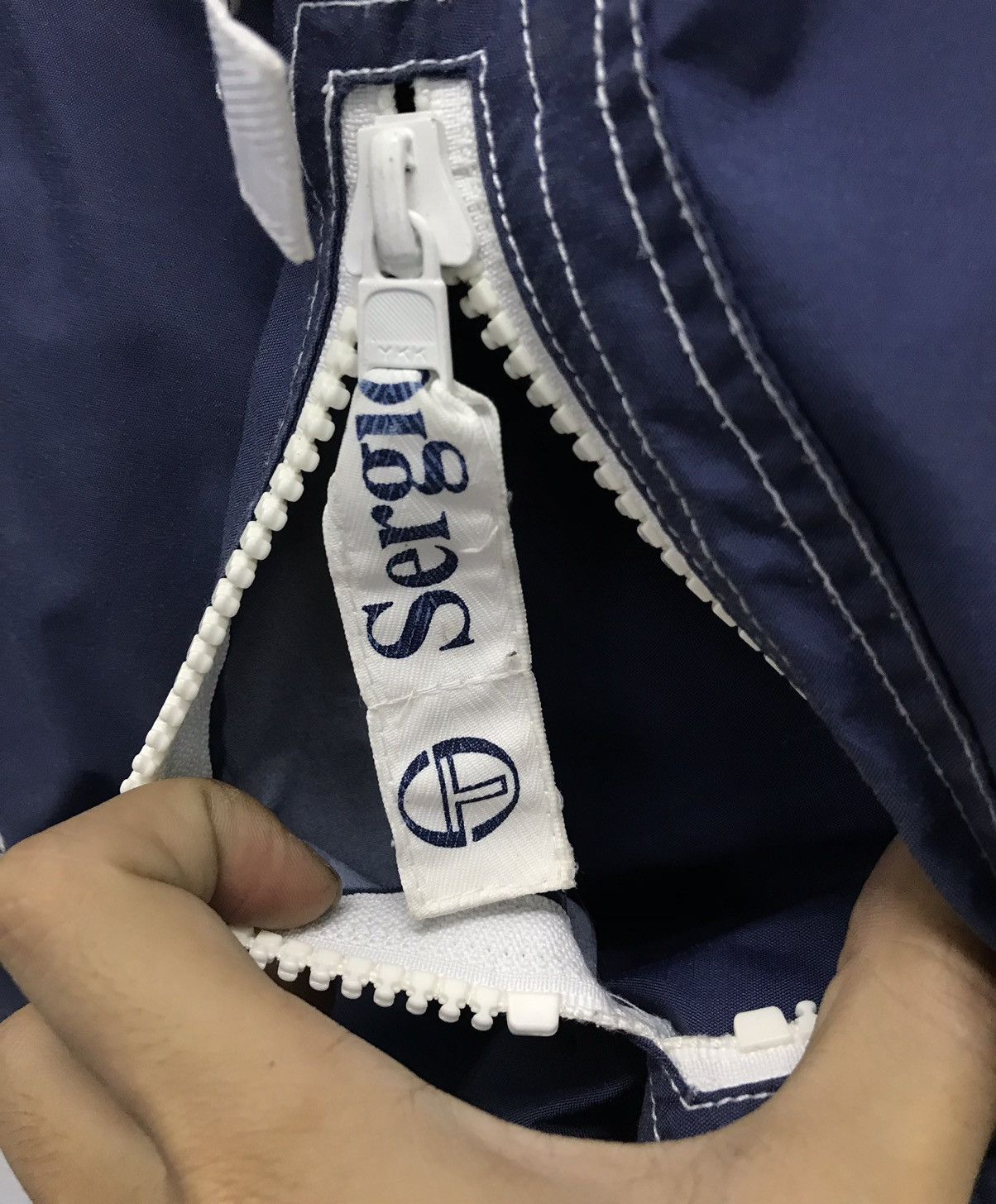 Sergio Tacchini × Vintage Vintage Sergio Tacchini Sport Jacket Hoodie Size US L / EU 52-54 / 3 - 8 Thumbnail