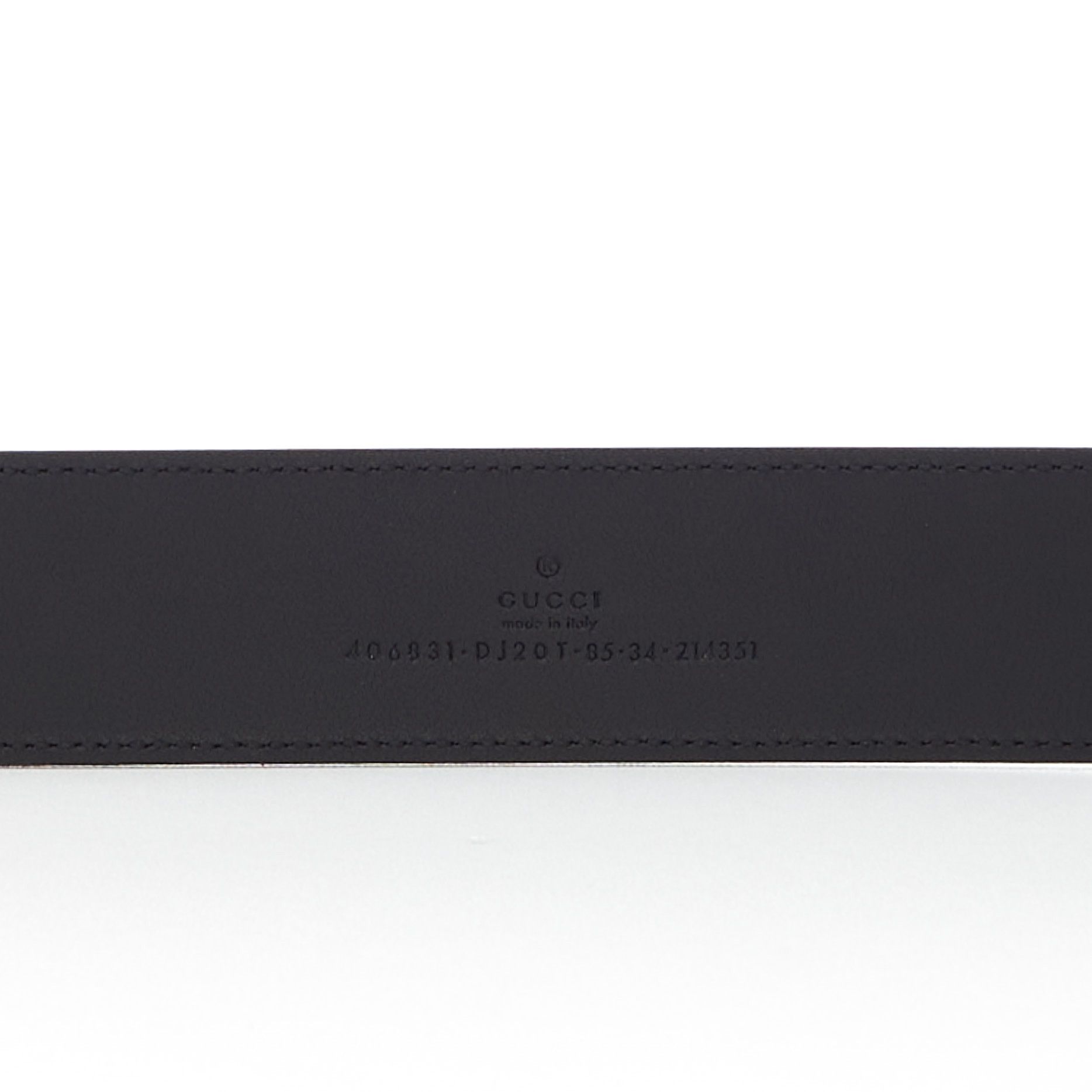 Gucci Men's Black Leather Belt With Double G Buckle Size ONE SIZE - 6 Thumbnail