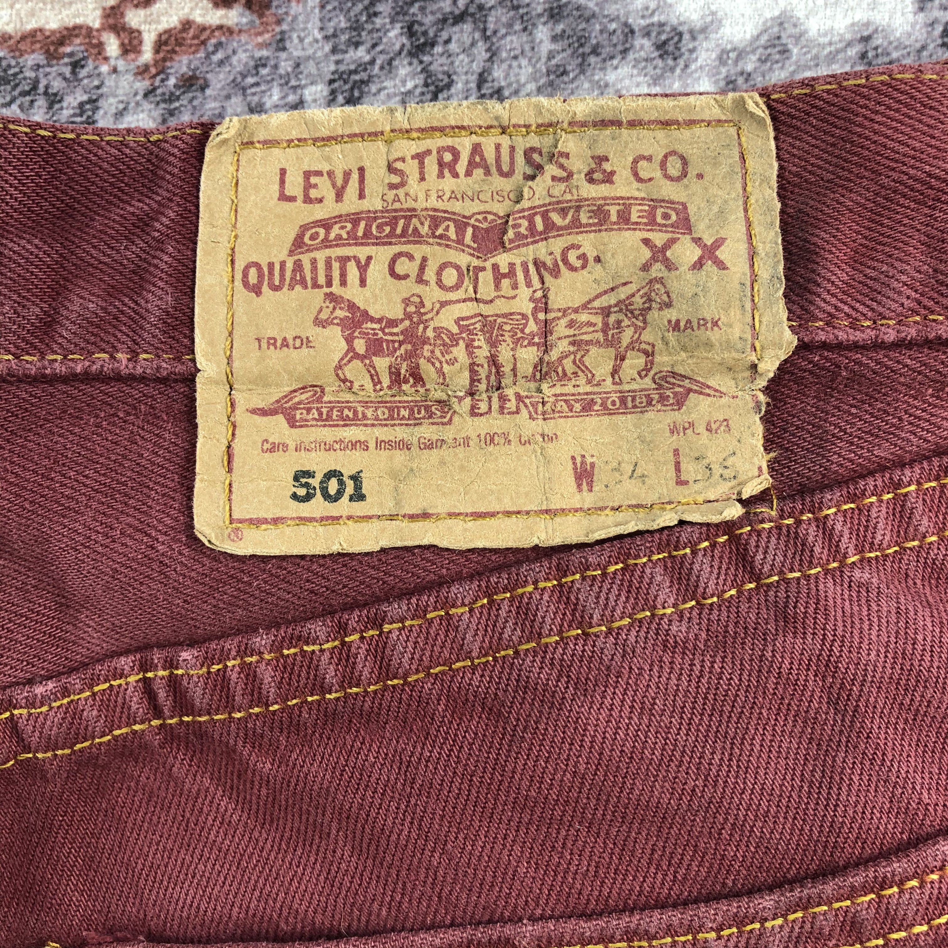 Levi's × Vintage Vintage 90s Levis 501 Jeans-JM2563 Size US 34 / EU 50 - 7 Thumbnail