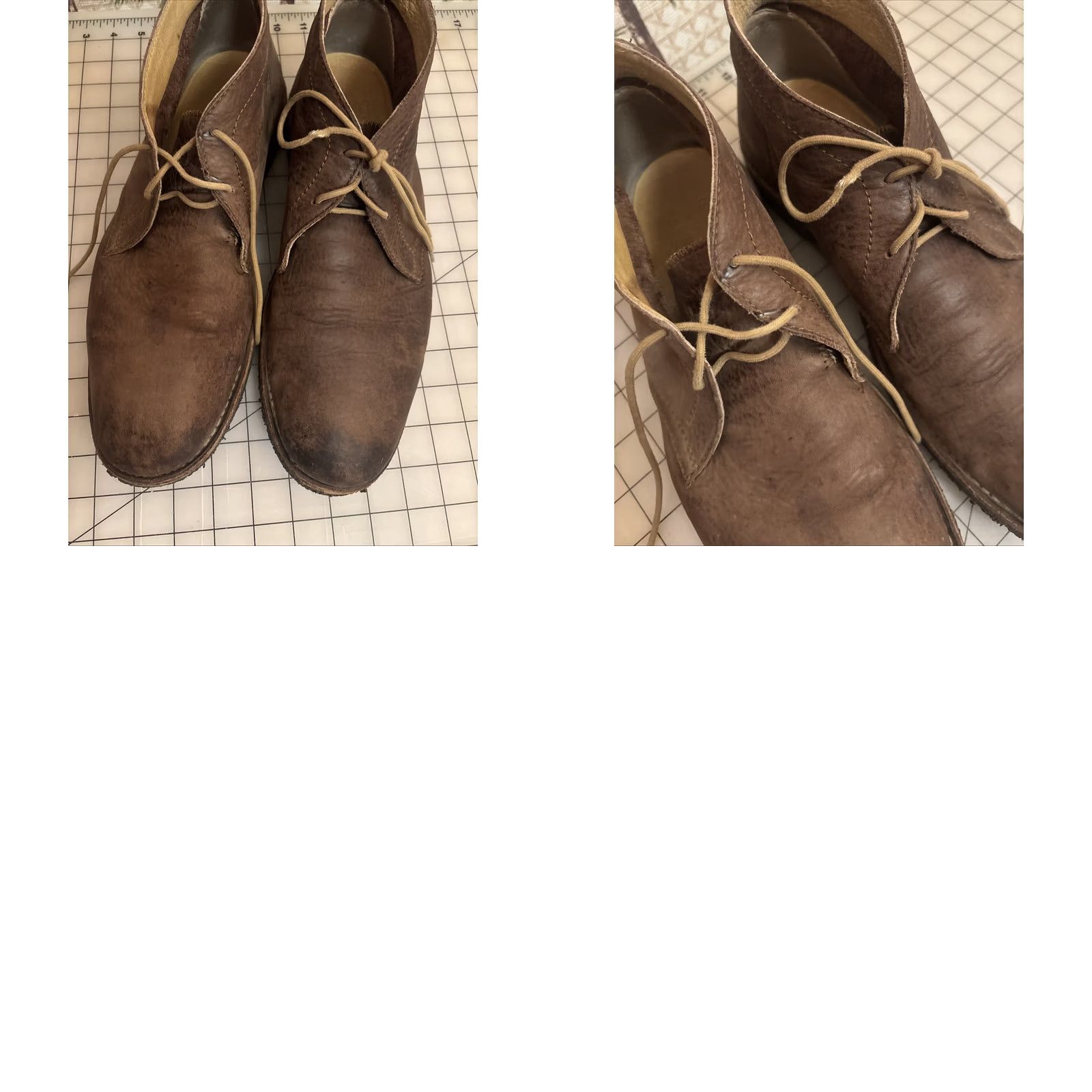 Frye Men\'s Chukka Ankle Boots Size 10 D Brown Leather Lace-Up Crepe Soles The sh Frye Shoes Mens Size 11.5 45 Brown Leather Lace Up Chukka  main image 4