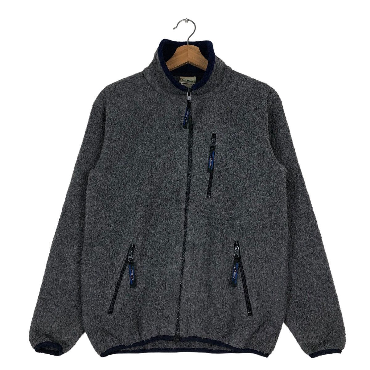 Japanese Brand 🔥Vintage Bomber Jacket Fleece L.L.Bean Freeport Maine Size US M / EU 48-50 / 2 - 1 Thumbnail
