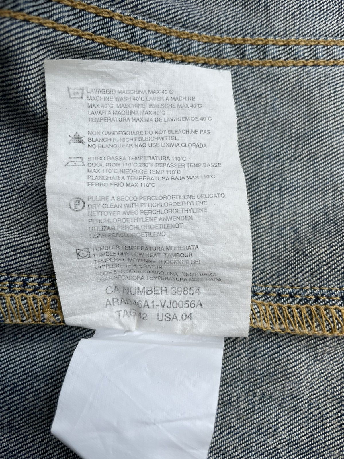 Red Valentino Ruffle Denim Jacket