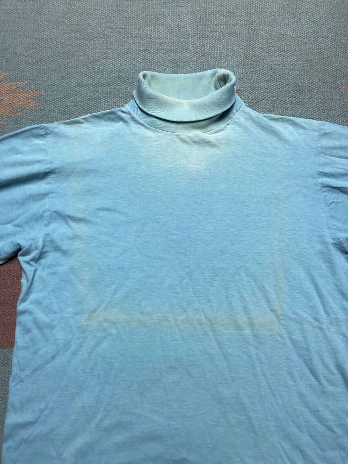 Vintage VTG 60s polo shirt mayo spruce soft cotton turtleneck medium Size US M / EU 48-50 / 2 - 5 Thumbnail