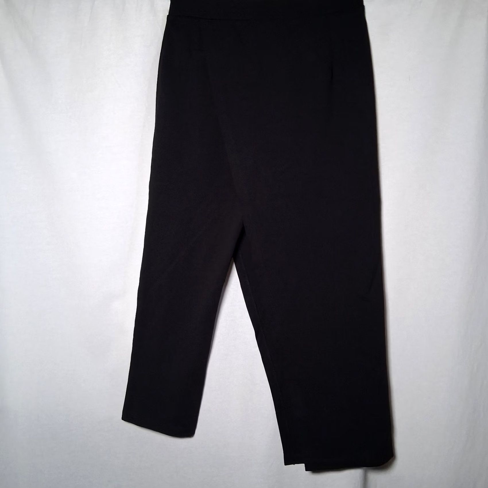 Vintage VINTAGE IMAN Global Chic Skirted Leggings Small Black Rayon Blend Stretch NEW Women Size 28" / US 6 / IT 42 - 5 Thumbnail