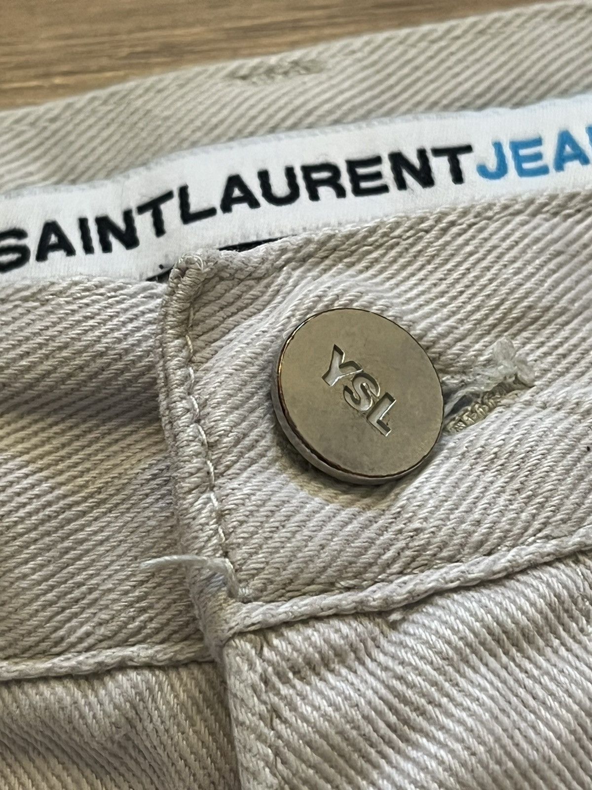 Vintage × Yves Saint Laurent Jeans YSL Yves Saint Laurent Baggy Oldmoney Size 34" / US 12 / IT 48 - 10 Thumbnail