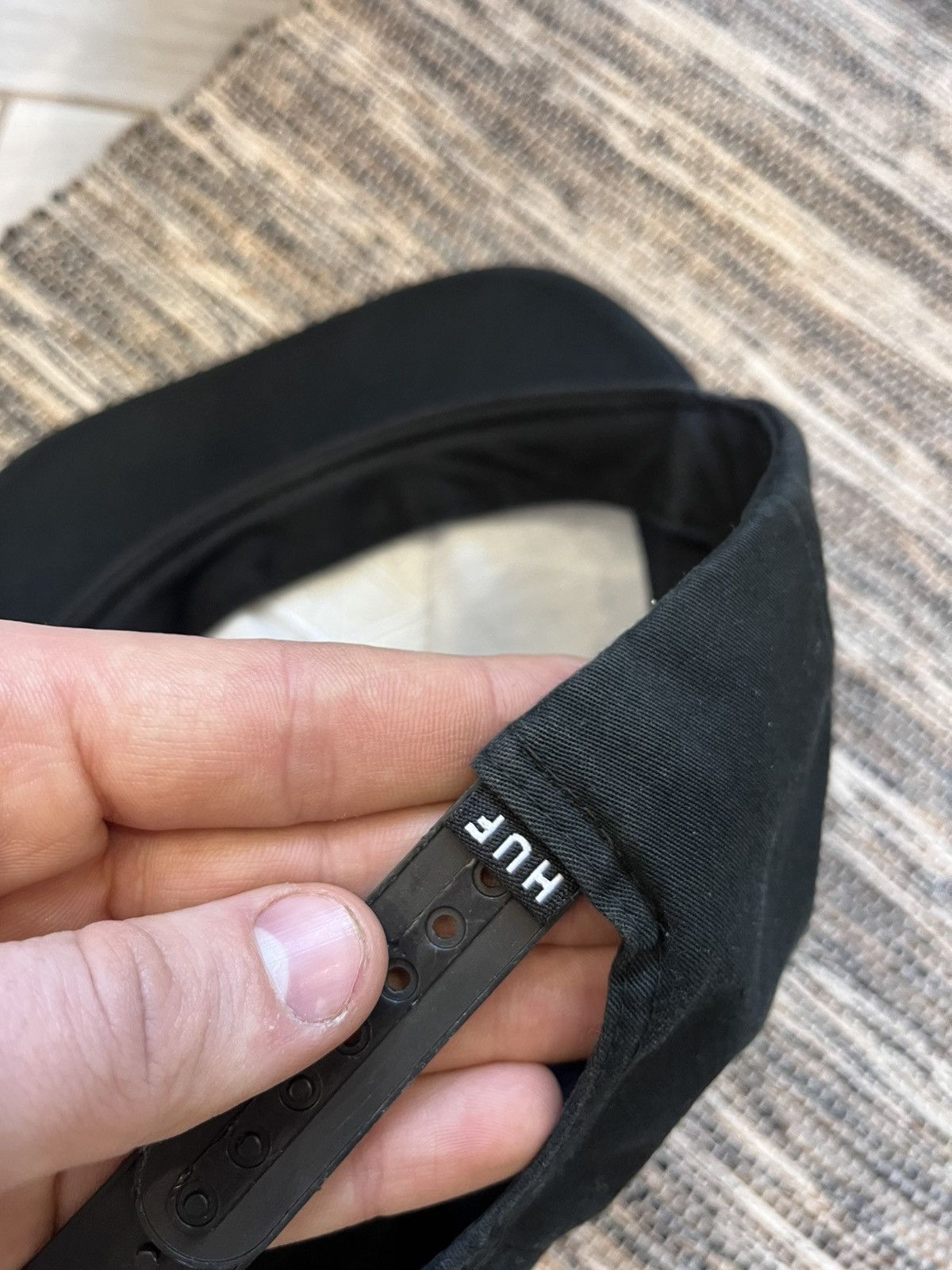 Huf Huf cap snapback sk8 black minimalistic logo Size ONE SIZE - 8 Thumbnail