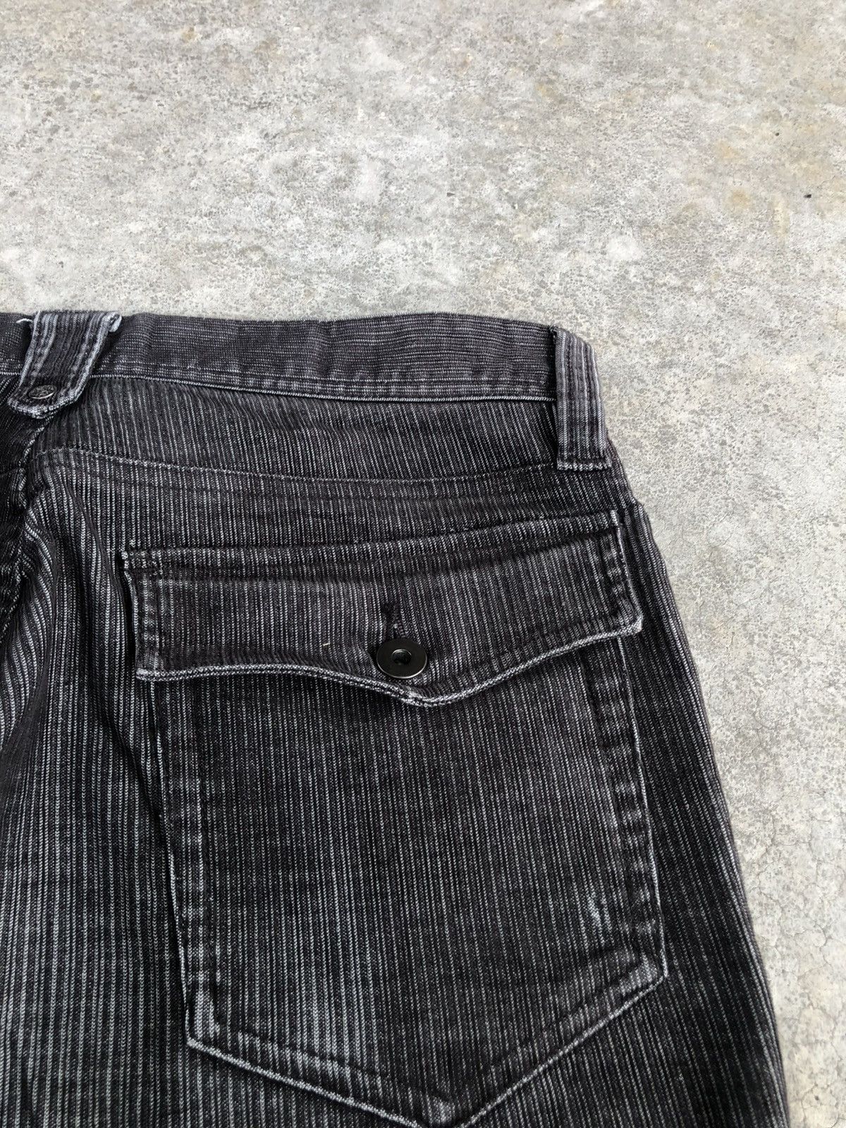 If Six Was Nine Japanese Male Flared Jeans Distressed Corduroy Size US 31 - 17 Thumbnail