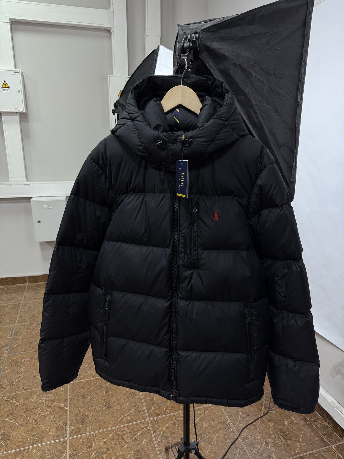 Polo Ralph Lauren 🇺🇸❗️NEW Ralph Lauren Hooded Down Puffer Black El Cap Jacket Size US XL / EU 56 / 4 - 2 Thumbnail