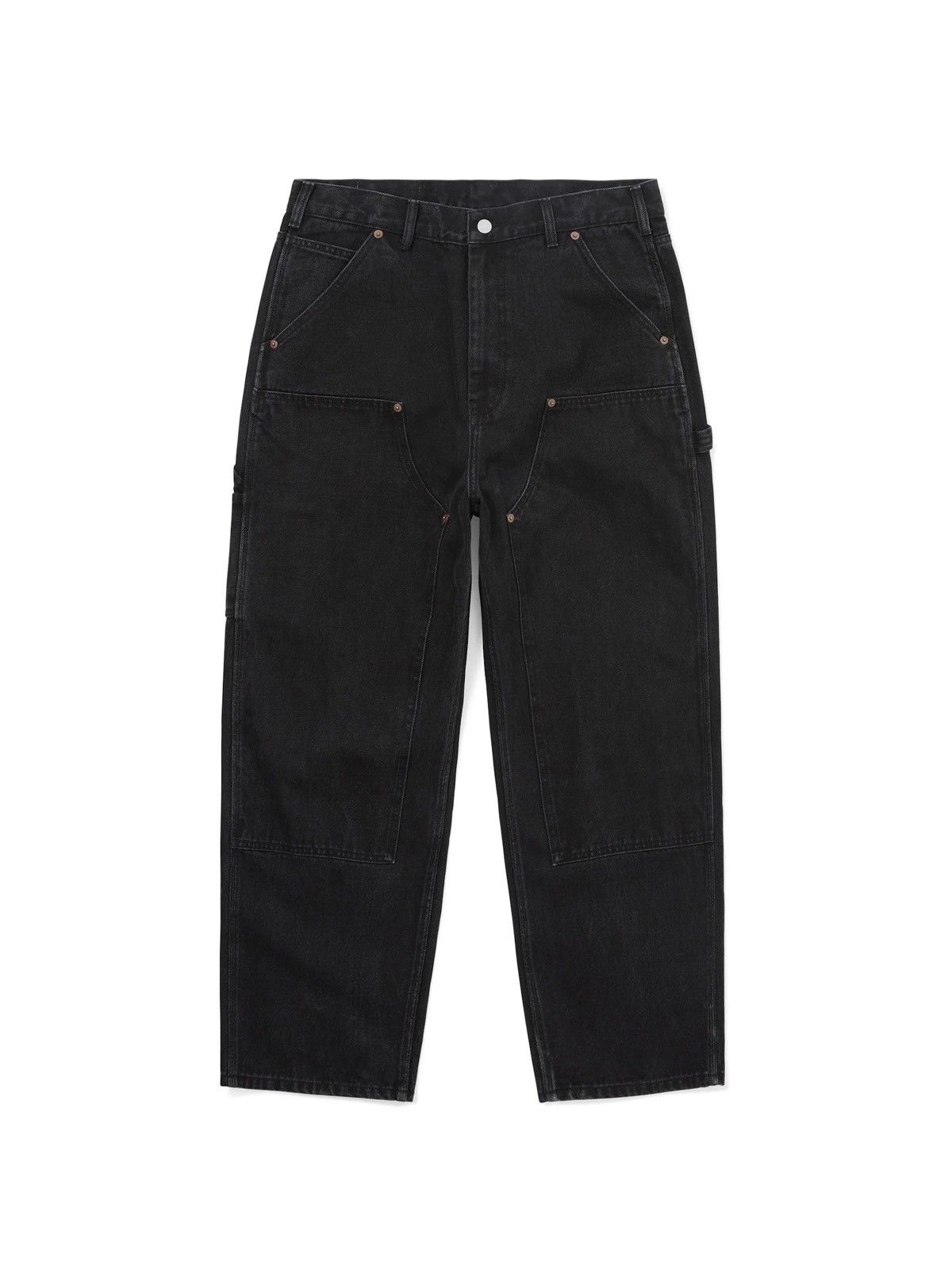 thisisneverthat thisneverthat Denim Double Knee Pant Black size L Size US 32 / EU 48 - 1 Thumbnail