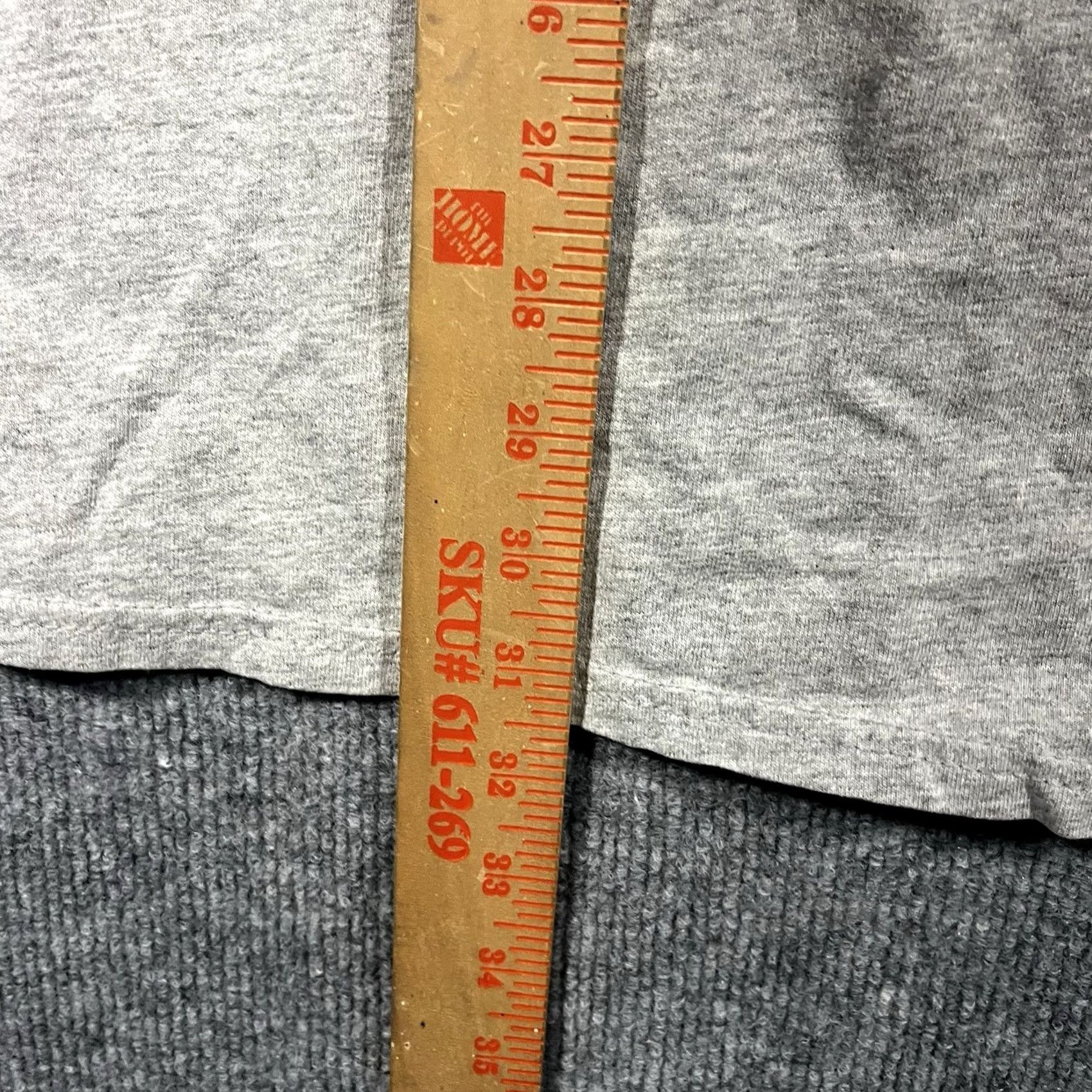 Fruit Of The Loom VINTAGE Fruit of the Loom Shirt Mens 2XL Gray Short Sleeve Crew Neck Jesus 3 Nails 4 Given Christian Faith 90s John 3:16 T-Shirt Size US XXL / EU 58 / 5 - 5 Thumbnail
