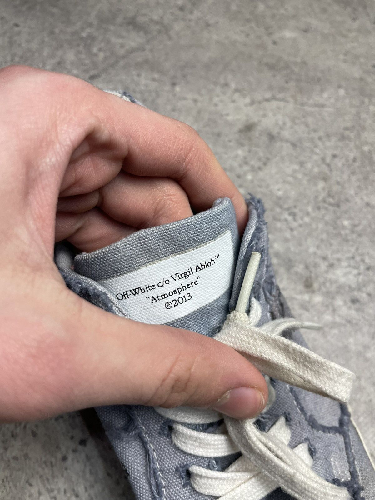 Off-White Off-White Vulcanized Low Sneakers Cotton size EU36 Size US 6 / IT 36 - 6 Thumbnail