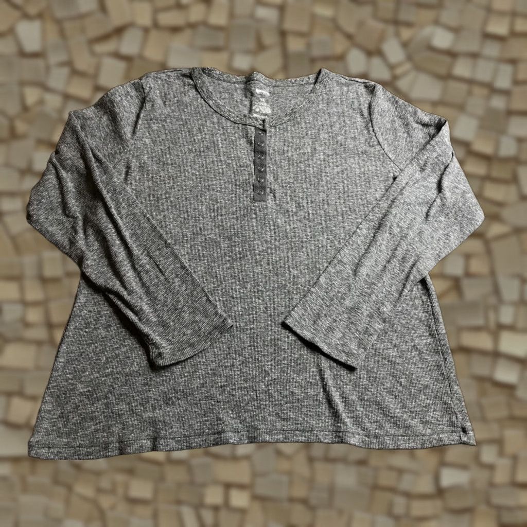 Vintage Sonoma Shirt Women's XL Gray Long Sleeve OEKO-TEX Size XL / US 12-14 / IT 48-50 - 1 Thumbnail