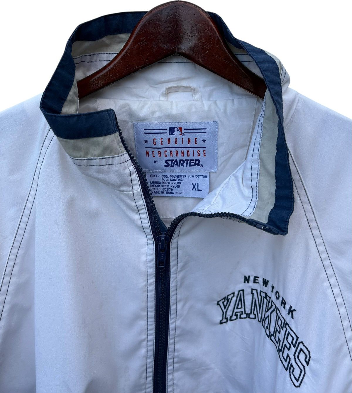 MLB Vintage New York Yankees Half Zipper Starter Pullover Size US XL / EU 56 / 4 - 2 Thumbnail