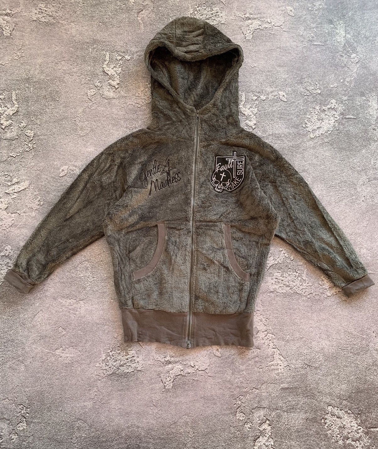 Japanese Brand GHOST OF HARLEM Japanese Brand Skull Teddy Womens Hoodie Size M / US 6-8 / IT 42-44 - 2 Thumbnail