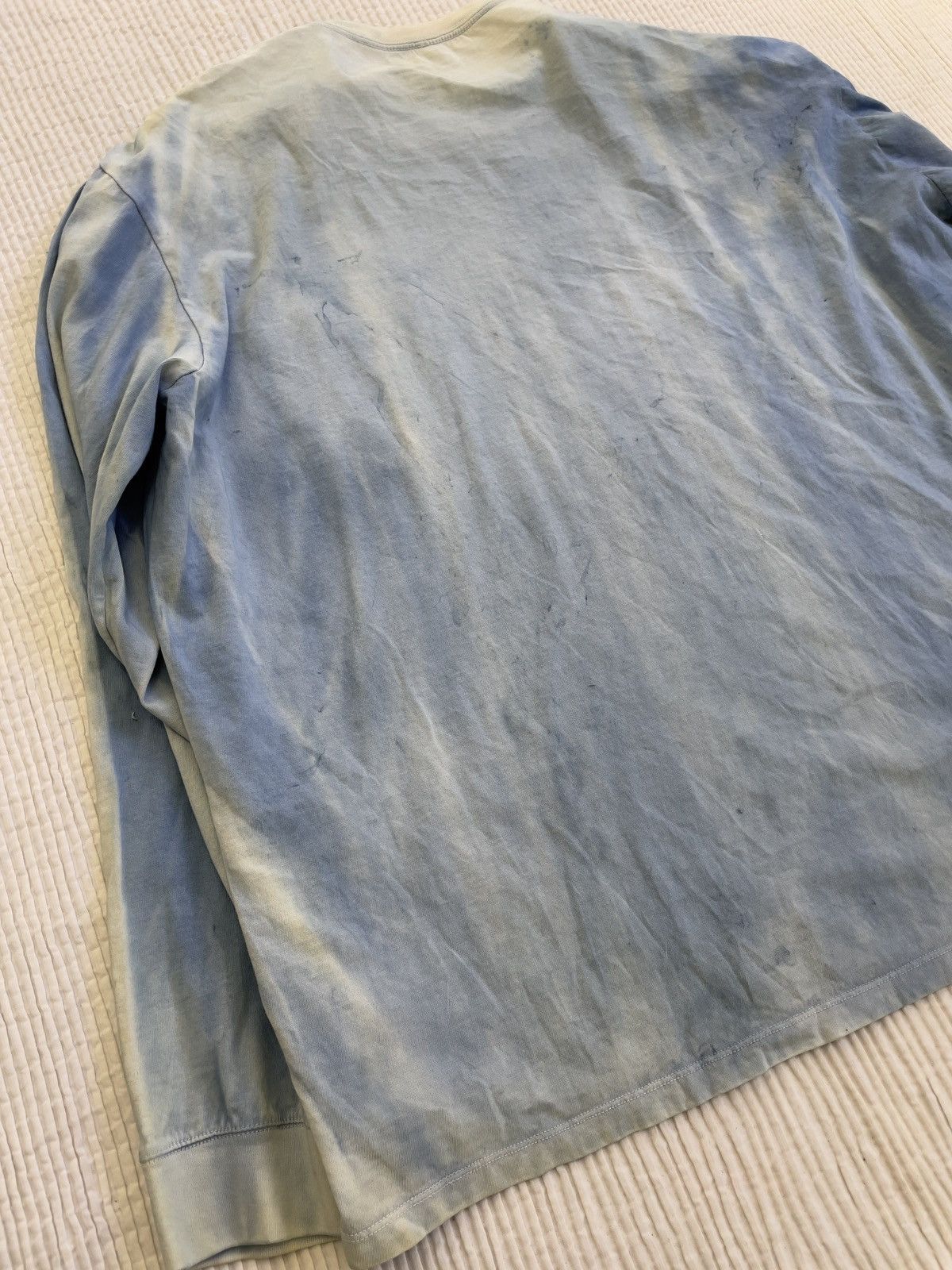 Indigo Indigo Schloppy Dyed Sunfaded Longsleeve Size US XL / EU 56 / 4 - 9 Thumbnail