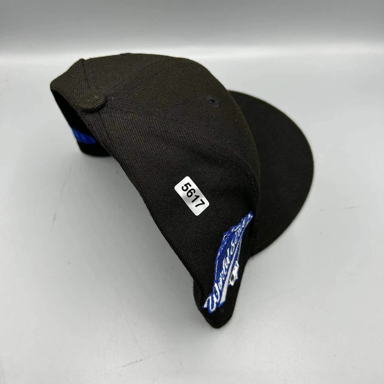 New Era Toronto Blue Jays Hat Men 7 3/8 Black Blue MLB Fitted Cap Size ONE SIZE - 9 Thumbnail