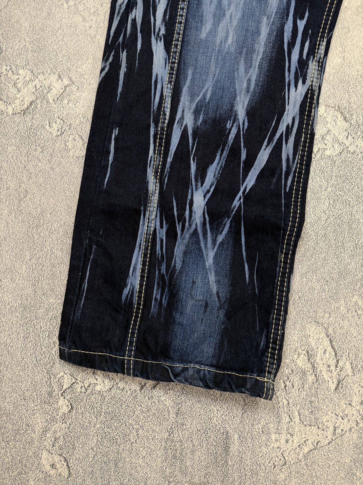 Other Y2K Archive Distressed Jeans Denim Heavy Stitch LGB Style Size US 42 / EU 58 - 7 Thumbnail