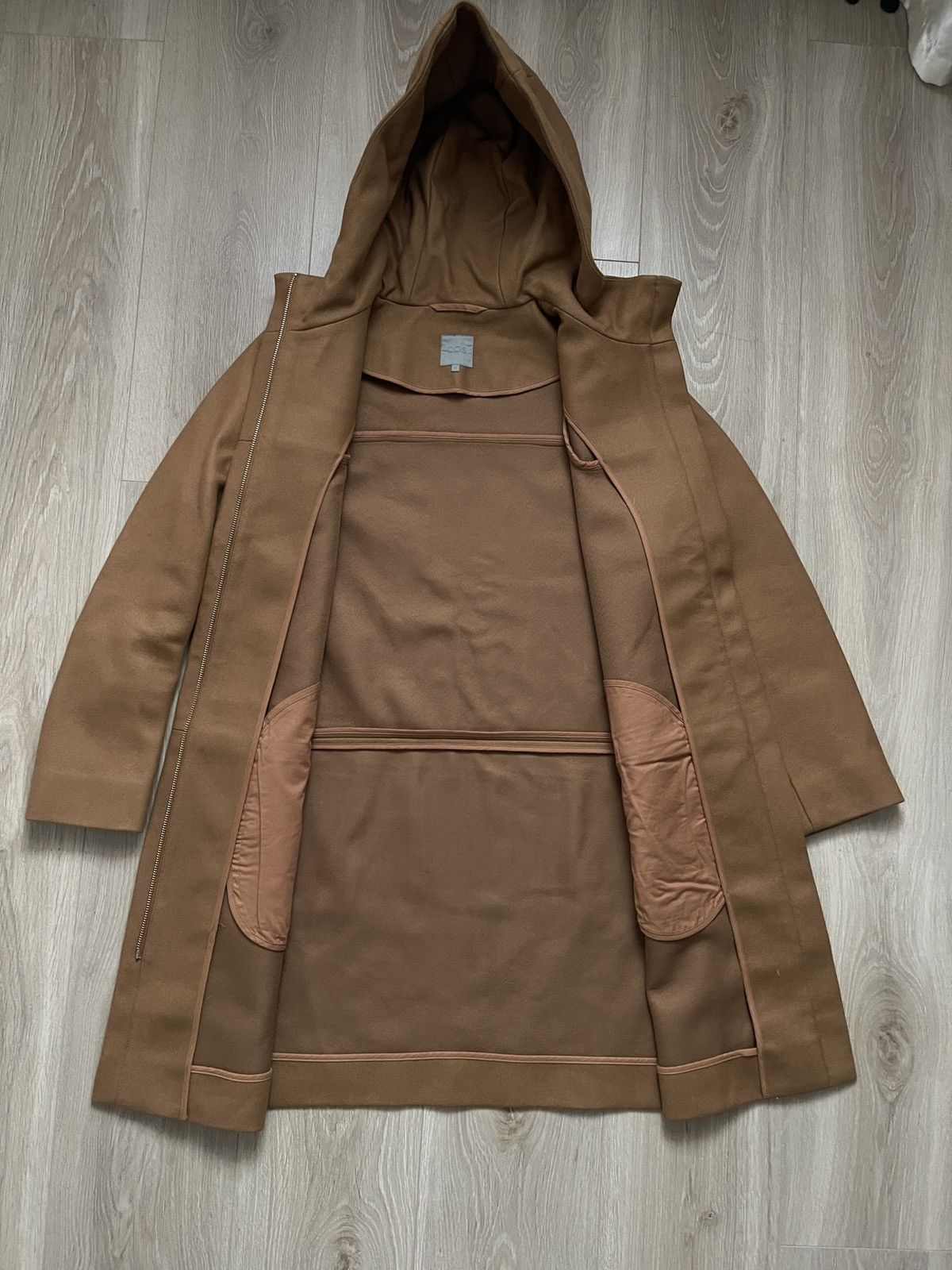 Cos 🔥COS beige new cashmere wool coat Size S / US 4 / IT 40 - 8 Thumbnail