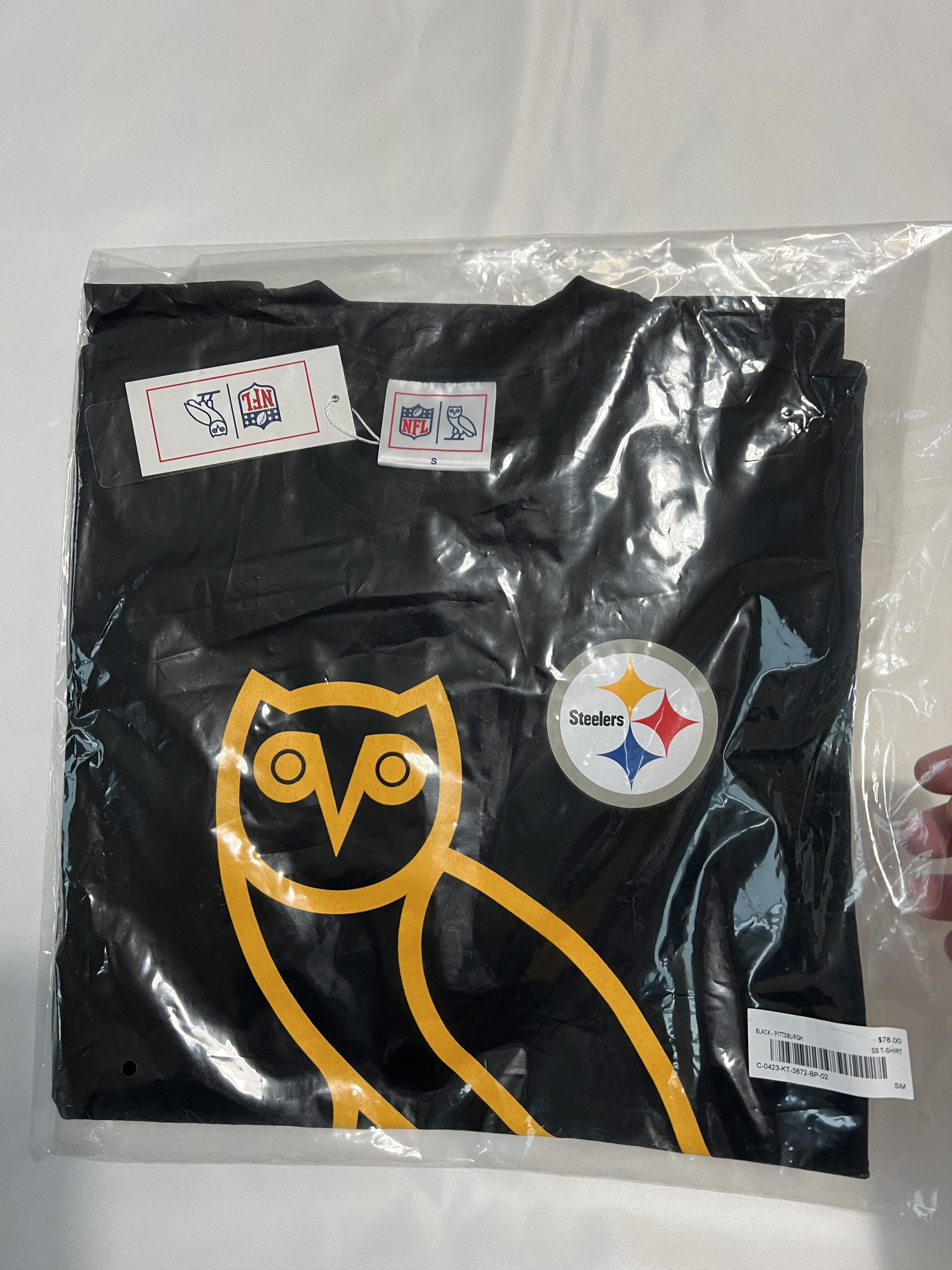 Drake OVO x NFL PITTSBURGH STEELERS OG OWL GAME DAY T-SHIRT Size US S / EU 44-46 / 1 - 1 Thumbnail