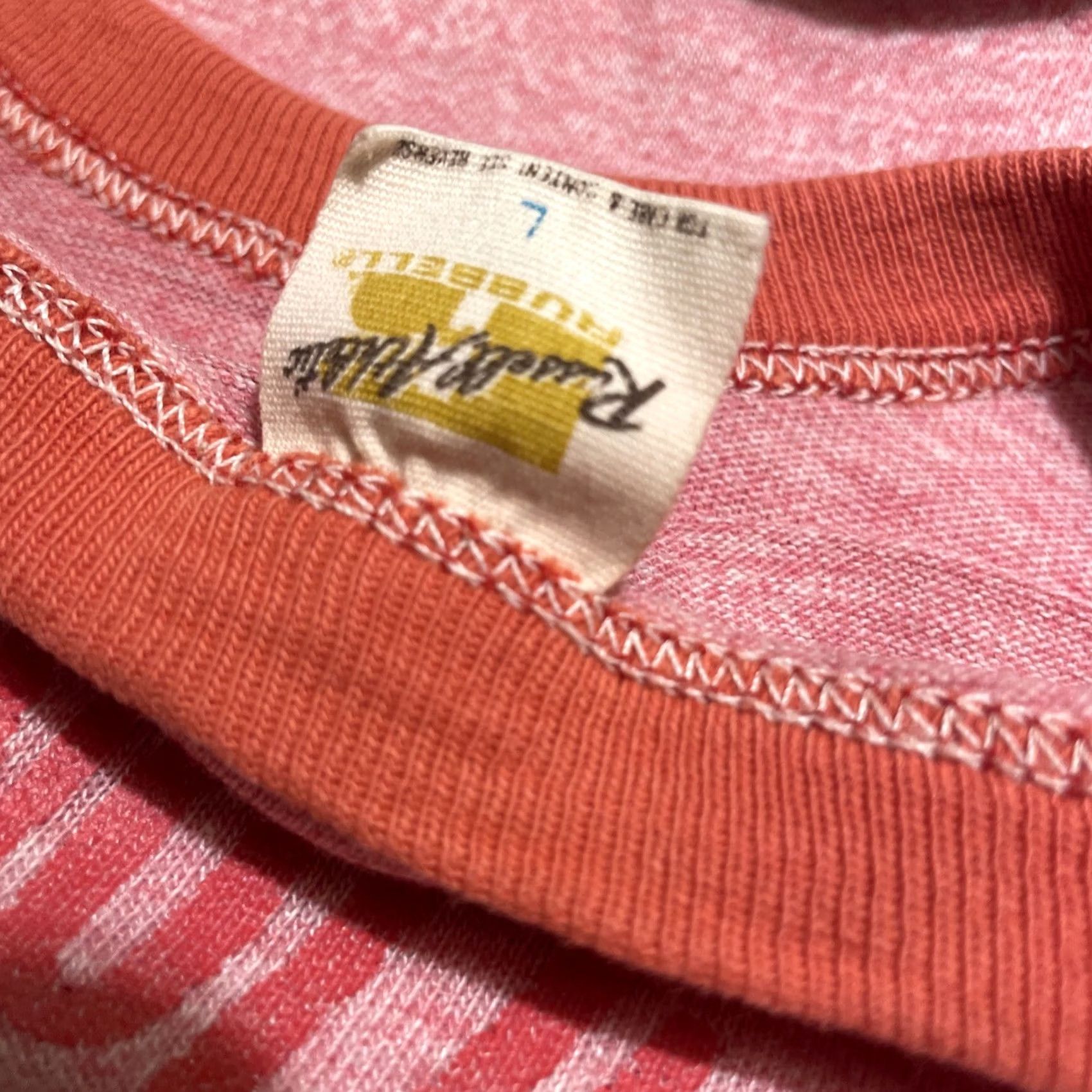 Vintage VINTAGE Russell T-Shirt Adult L Snoopy Fireman Cartoon Orange-Red USA 1970s Cotton Polyester Rayon Size US L / EU 52-54 / 3 - 2 Thumbnail