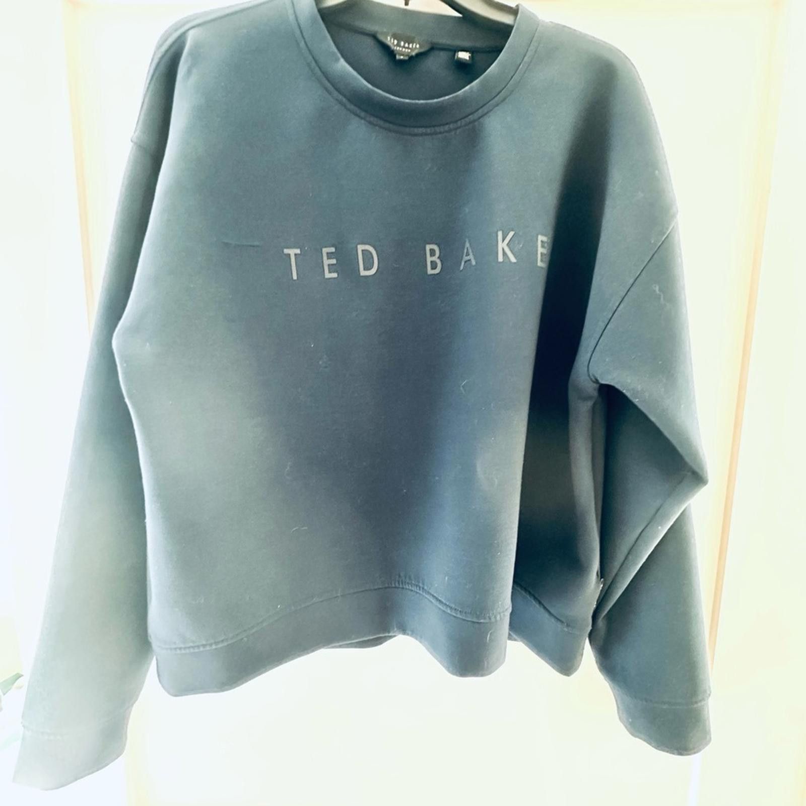 Ted Baker Ted Baker Deep Blue Sweatshirt Sz. S Size US S / EU 44-46 / 1 - 1 Thumbnail