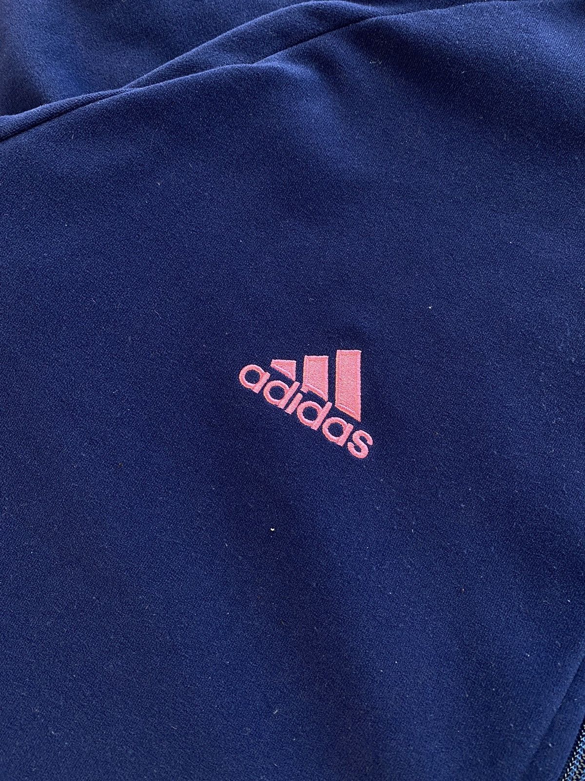 Adidas × Vintage OOs Adidas Paris Rugby Staid Francais Zip Up Fleece Jacket Size US XL / EU 56 / 4 - 5 Thumbnail