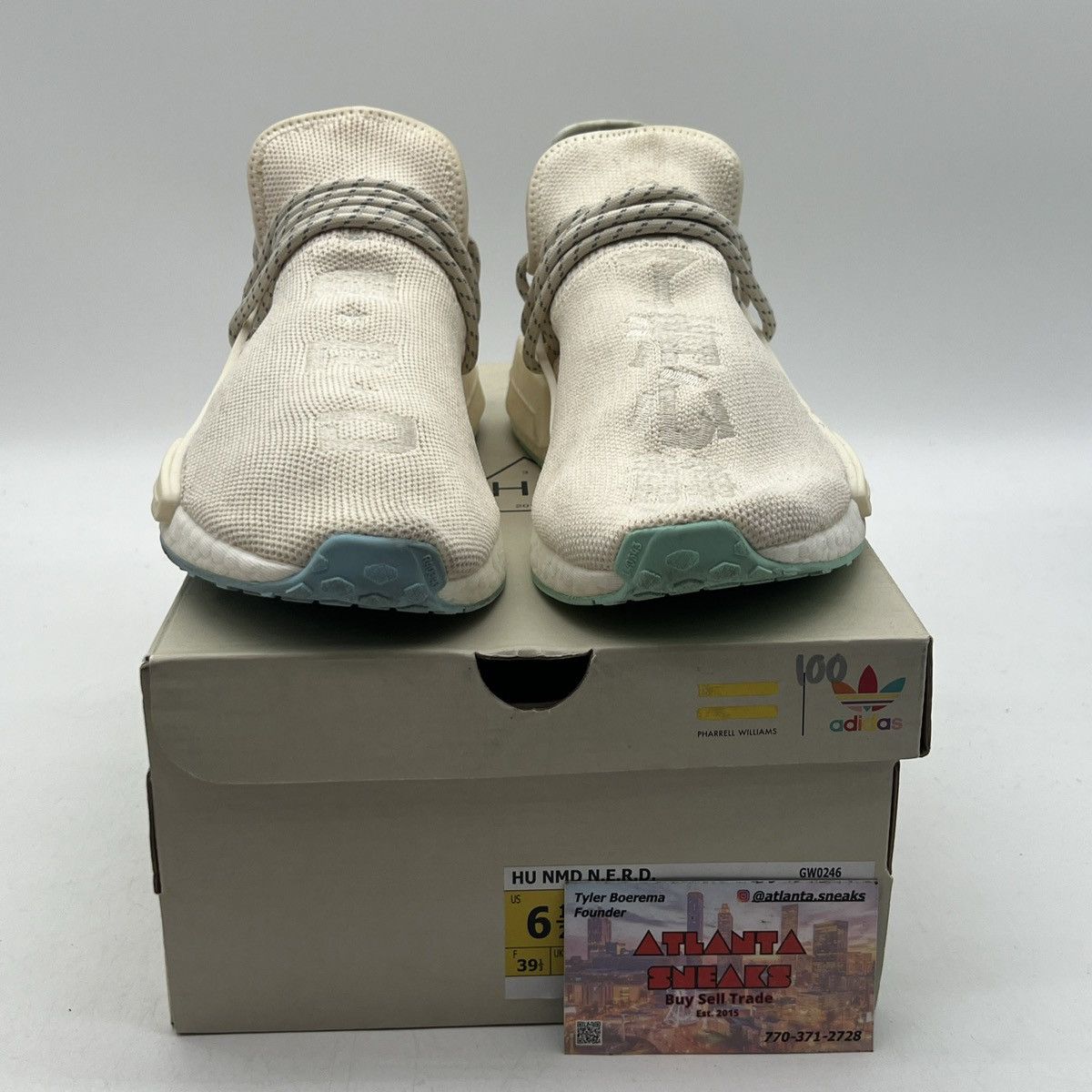 Adidas Pharrell x n.e.r.d x nmd human race 20th anniversary Size US 6.5 / EU 39-40 - 2 Thumbnail