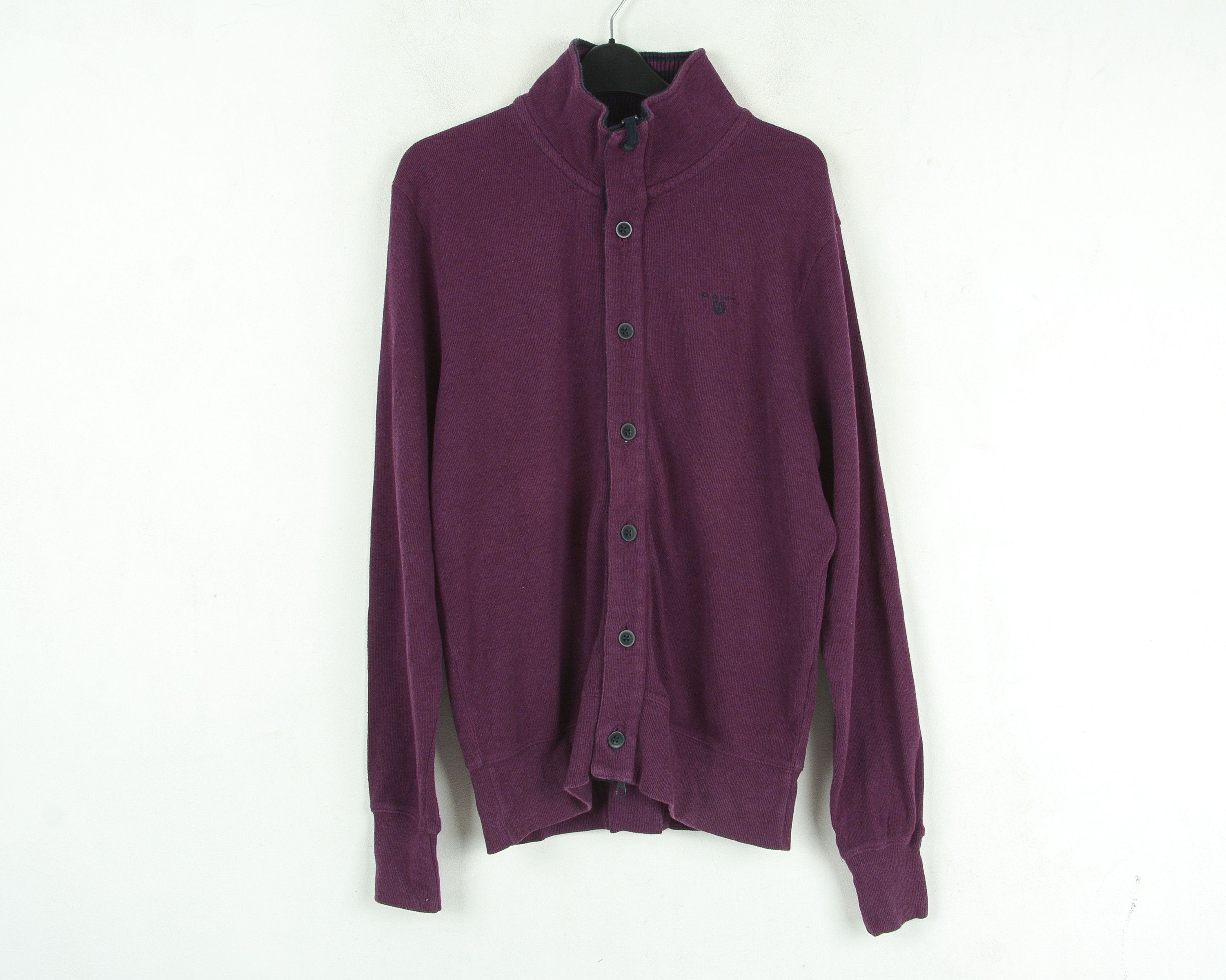 Gant Cardigan M Jumper Sweater Full Zip High Neck Cotton Jacket Size US M / EU 48-50 / 2 - 1 Thumbnail
