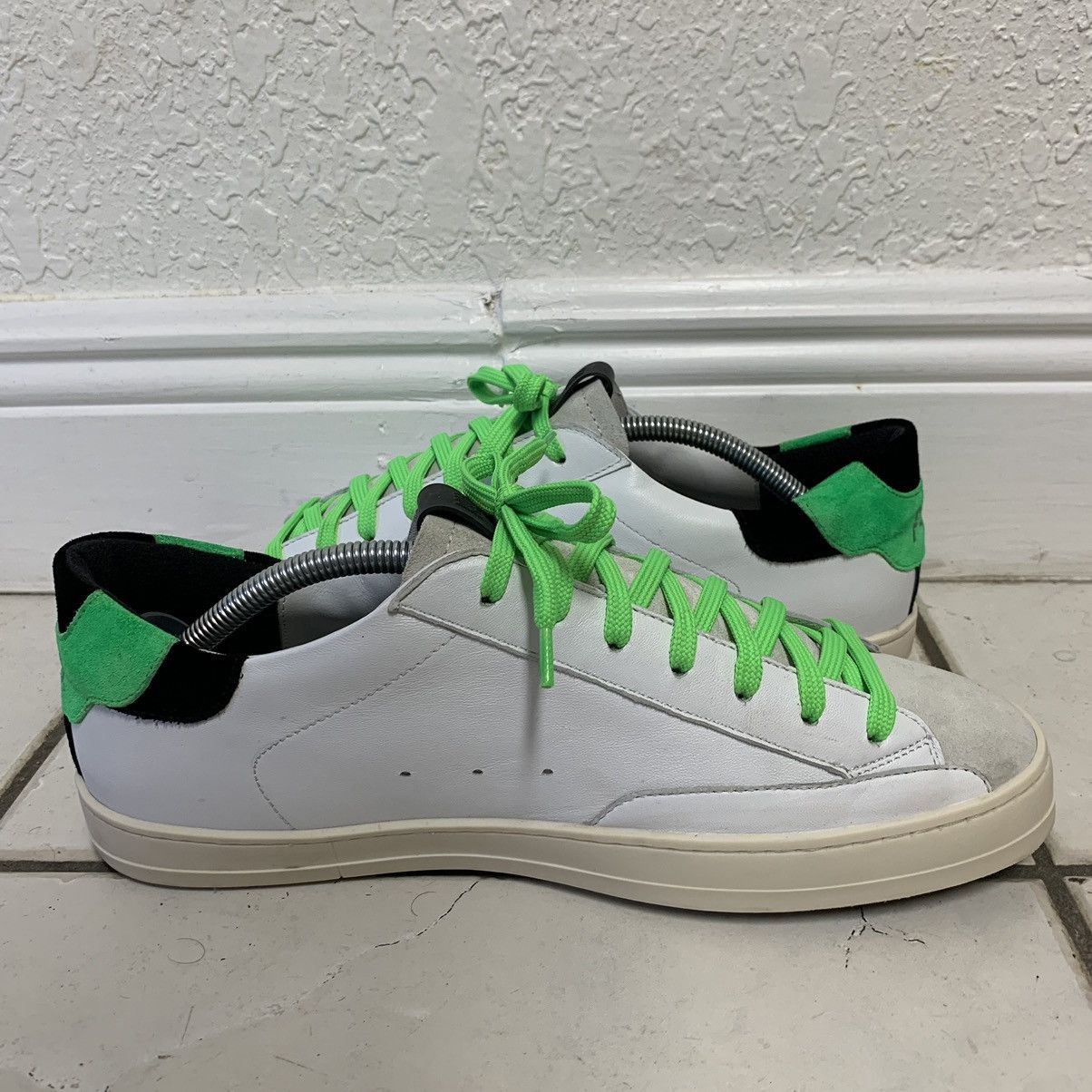 P448 p448 mens leather suede sneakers made in italy size 44 Size US 11 / EU 44 - 6 Thumbnail