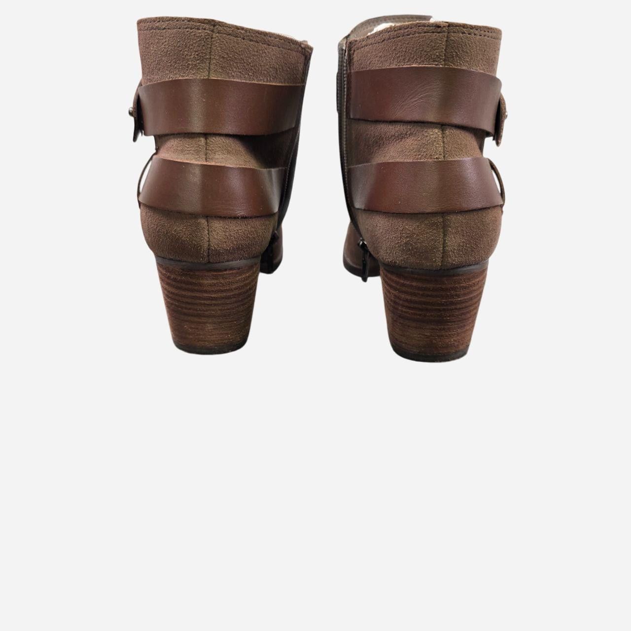 Dolce Vita Ankle Strap Detail Side Zipper Ankle Booties Brown Size US 6.5 / IT 36.5 - 4 Thumbnail