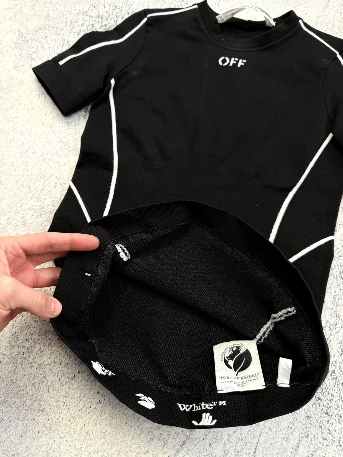 Off-White Off-White Seamless T-shirt Size S / US 4 / IT 40 - 12 Thumbnail