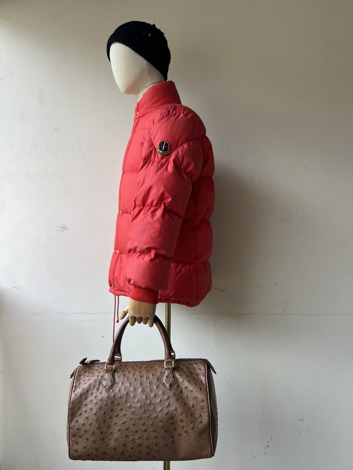 Leather Vintage JRA Japan Ostrich Leather Boston Bag Size ONE SIZE - 1 Thumbnail