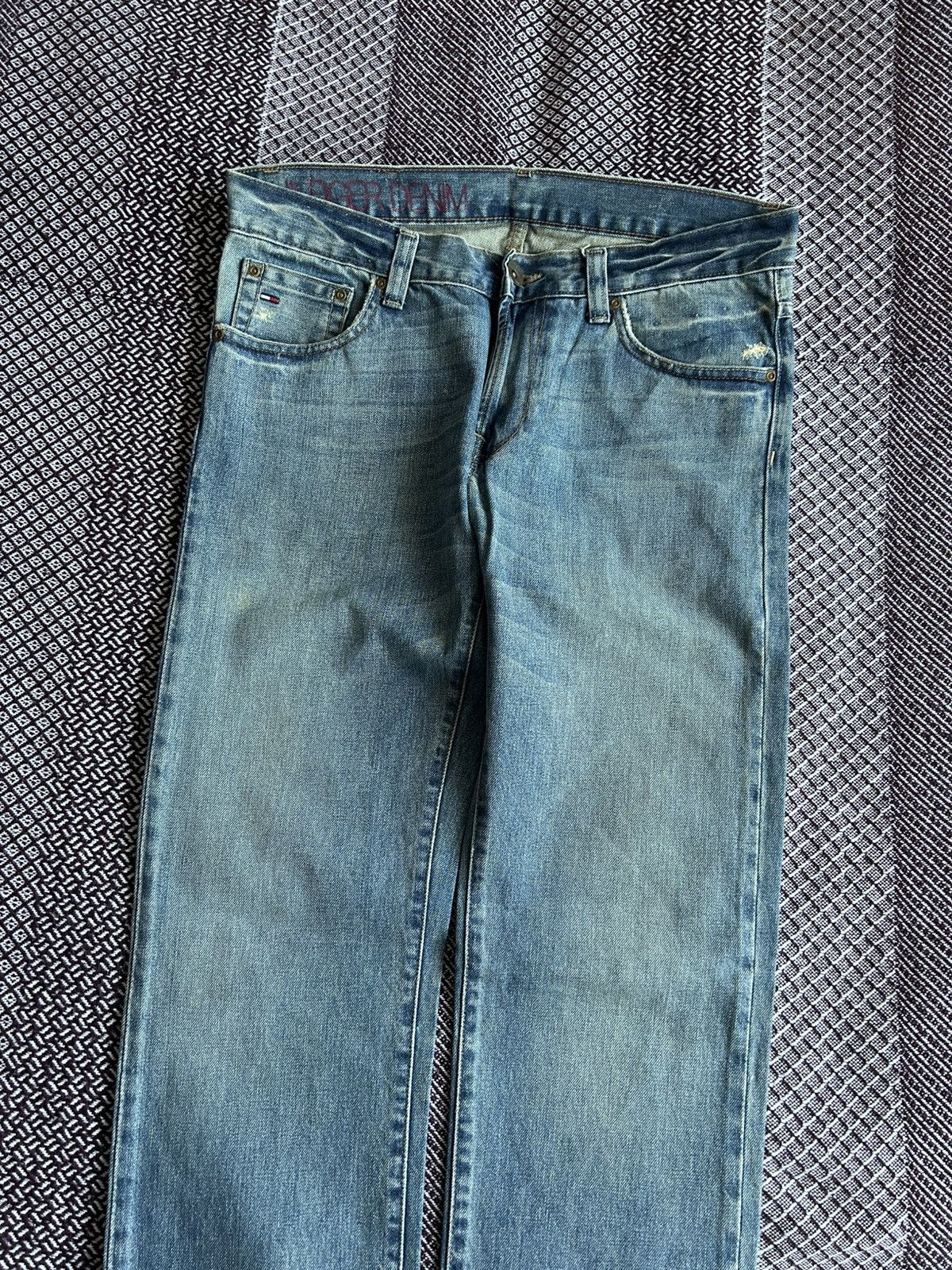 Tommy Hilfiger Crazy Tommy Hilfiger Denim Faded Jeans Washed Straight Sz 32 Size US 32 / EU 48 - 11 Thumbnail