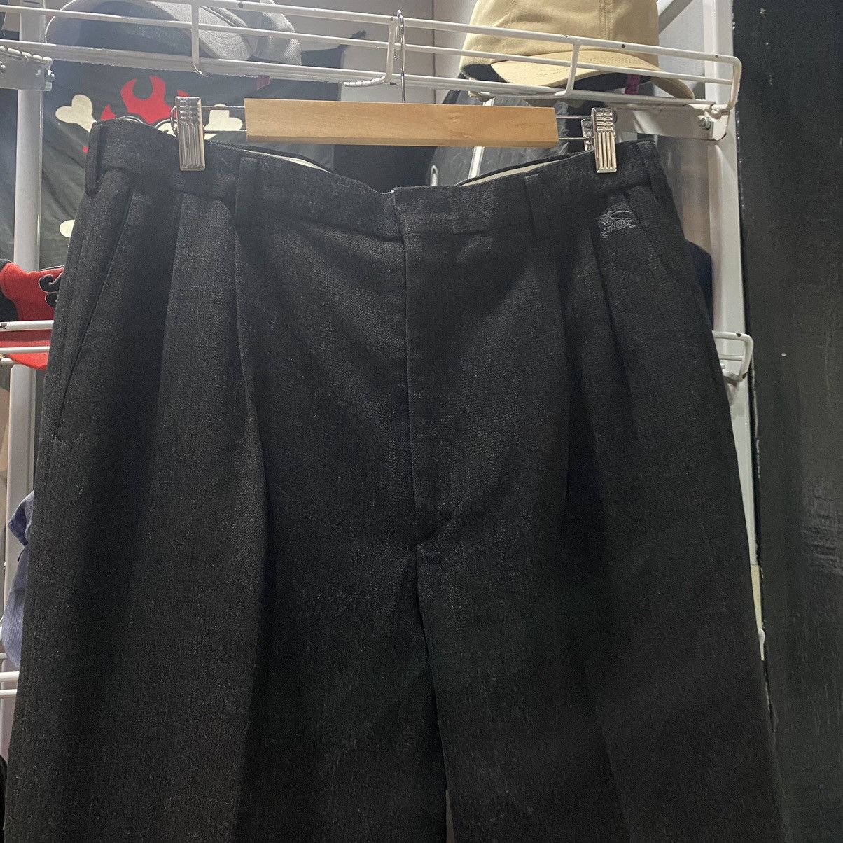 Burberry × Burberry Prorsum 💥Vintage Burberrys Of London Black Trouser Pants Like New Size US 36 / EU 52 - 7 Thumbnail